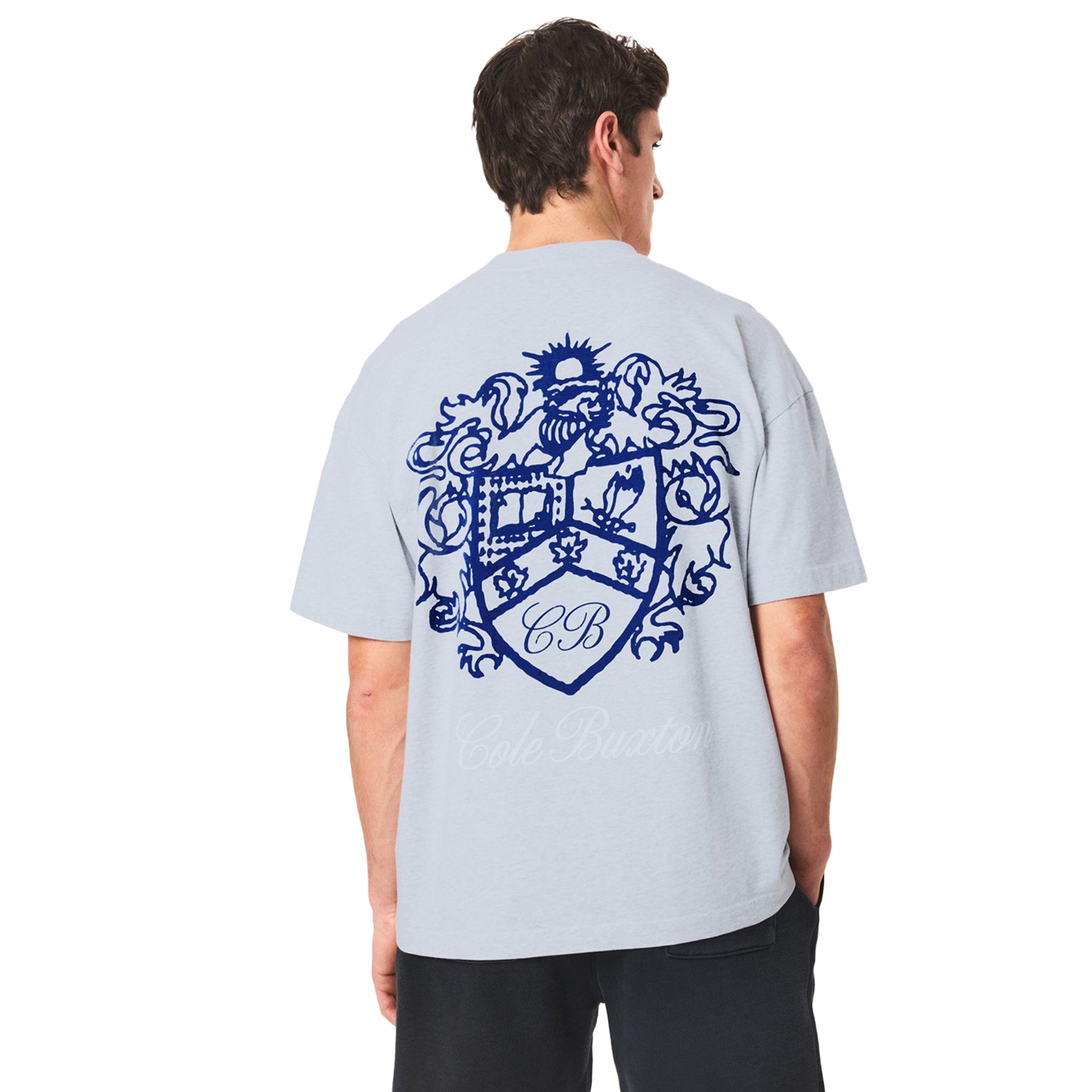 Cole Buxton Collegiate Grey T Shirt