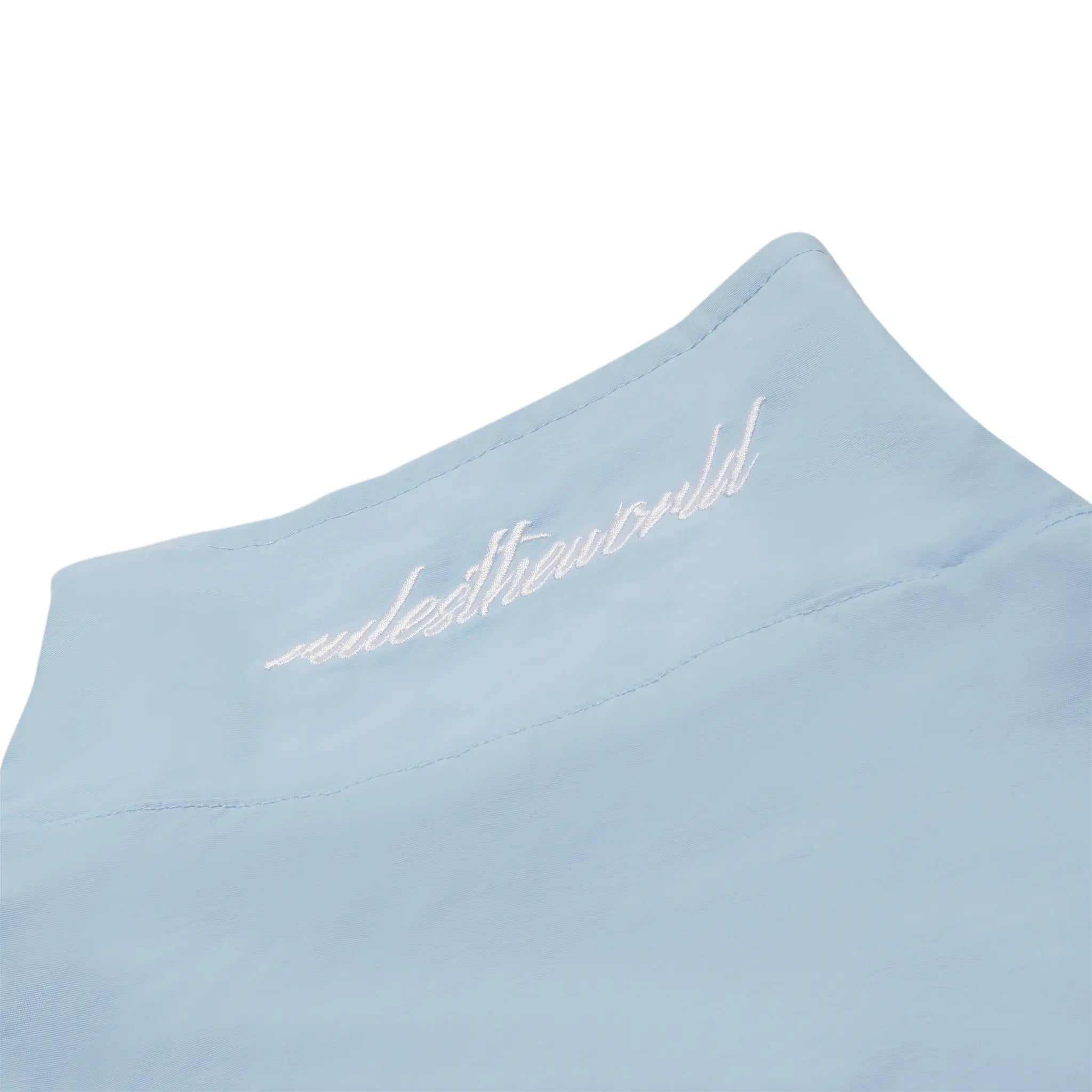 Nec k view of Corteiz Shukushuku Baby Blue Tracksuit