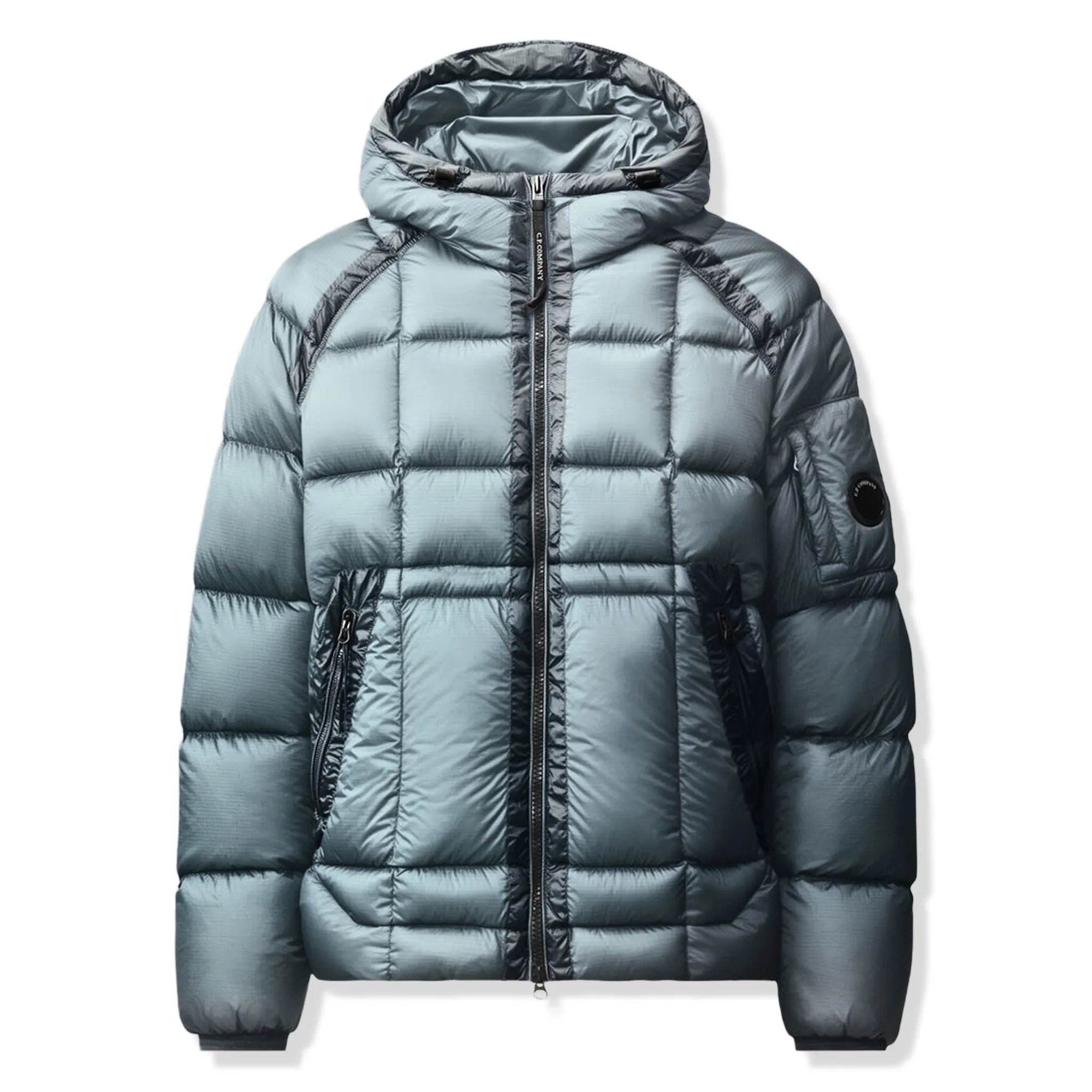 CP Company D.D. Shell Orion Blue Hooded Puffer Jacket