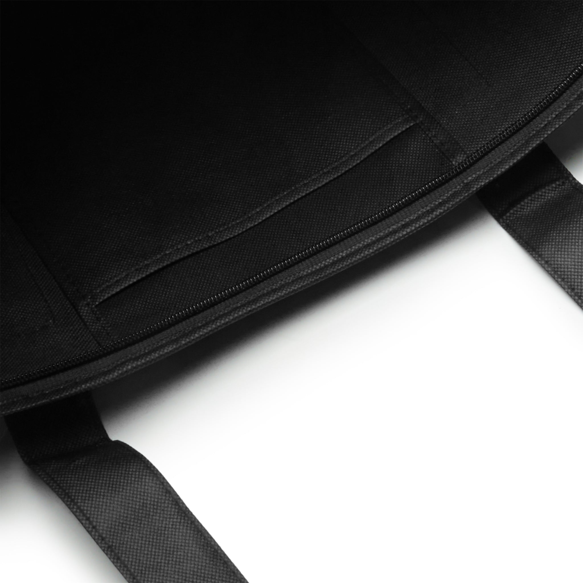 Internal Pocket view of Crepslocker Woven Tote Bag Black