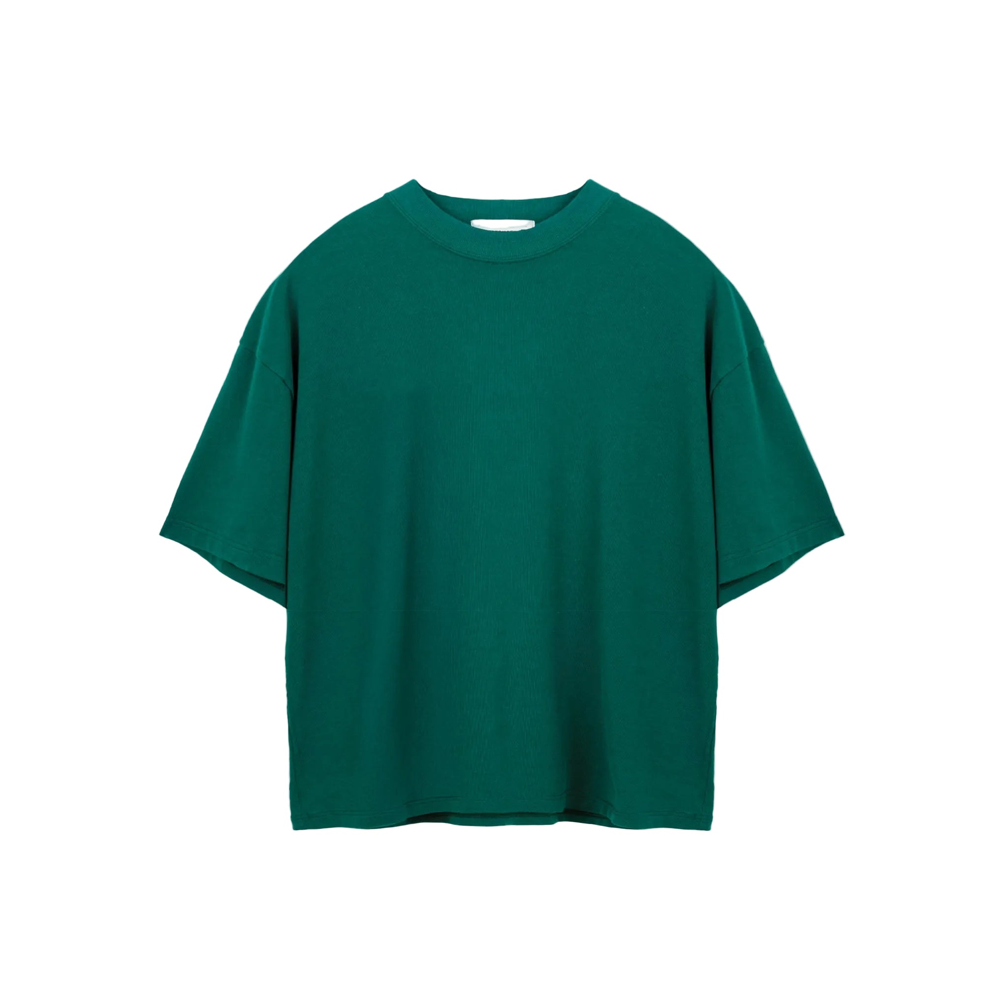 Front view of Destructive Cropped Evergreen T-Shirt