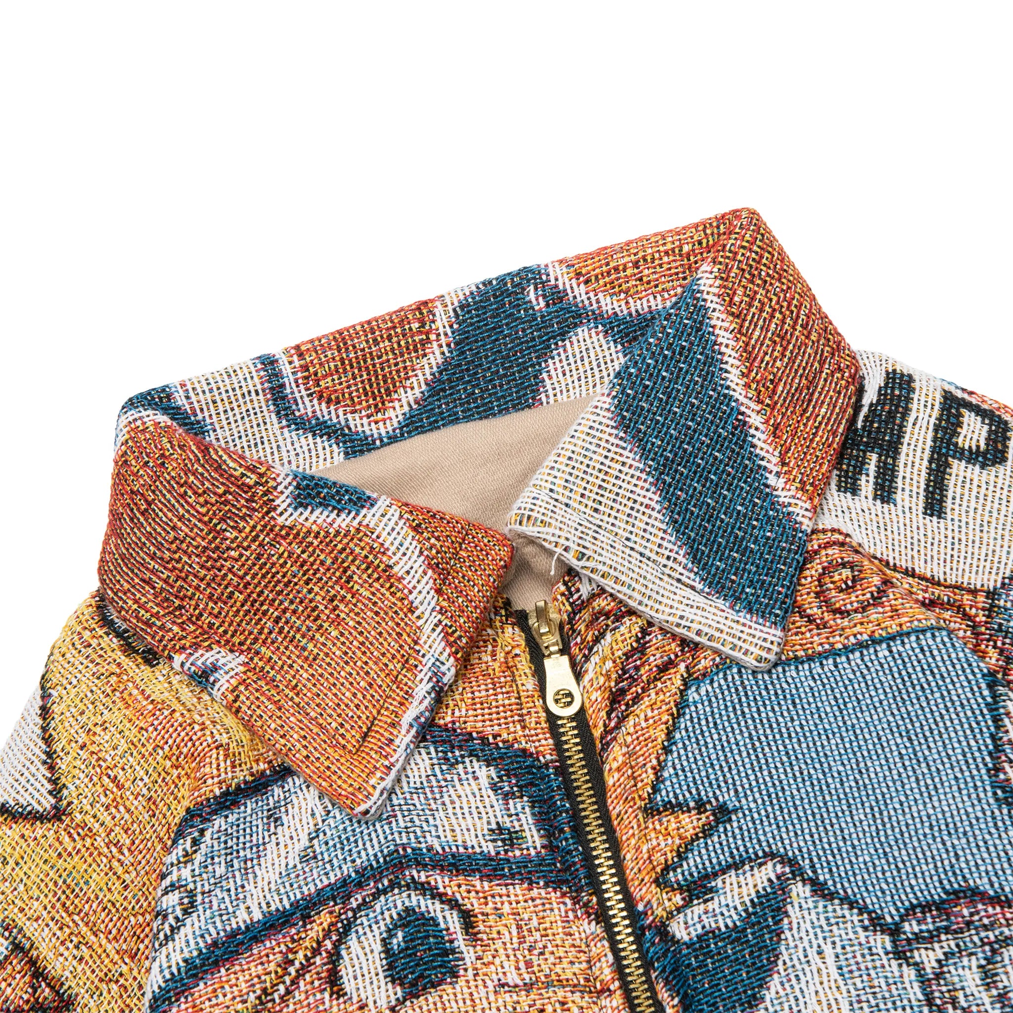 Detailed View of Dedictd 9Tail Tapestry Collared Jacket