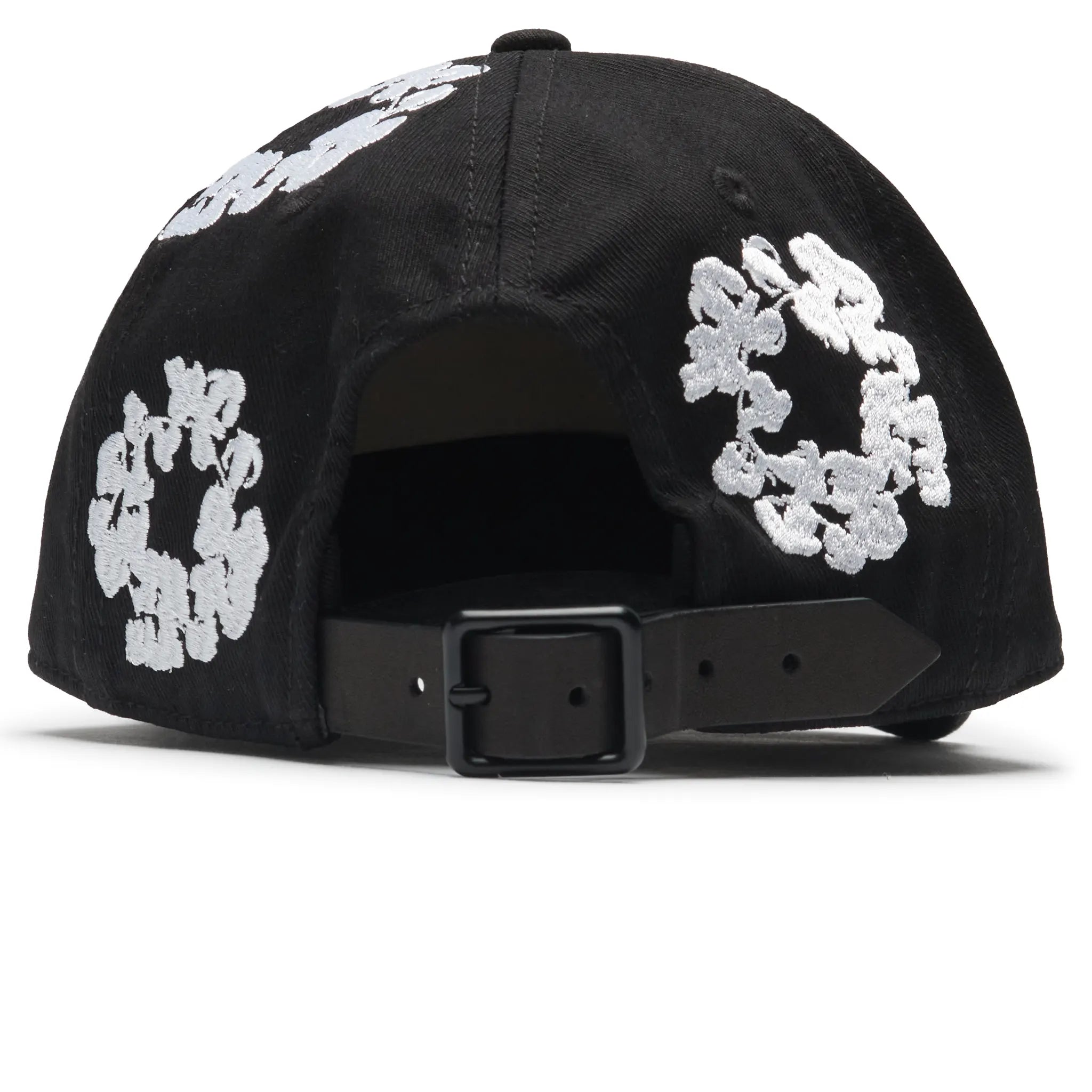 Back View of Denim Tears The Cotton Wreath Black Cap SS25ANE11782042