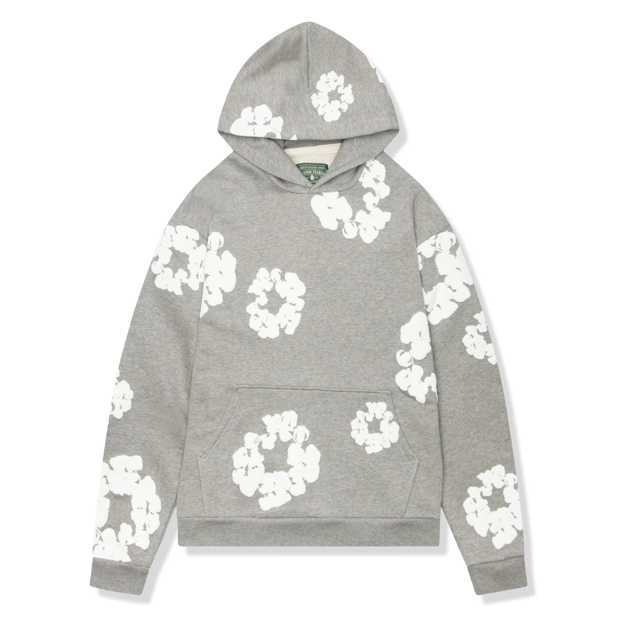 Denim Tears The Cotton Wreath Grey Hoodie