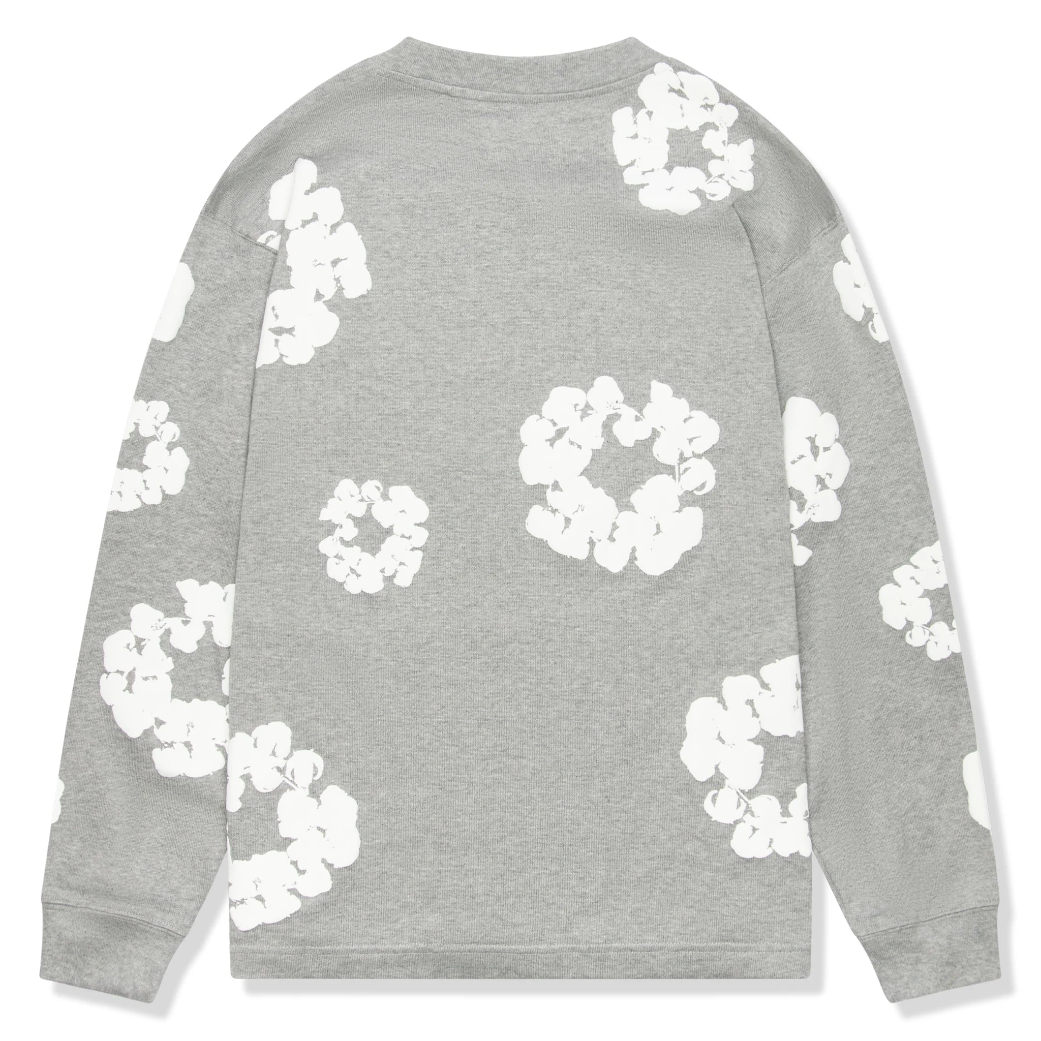 Denim Tears The Cotton Wreath Long-Sleeve Grey T Shirt