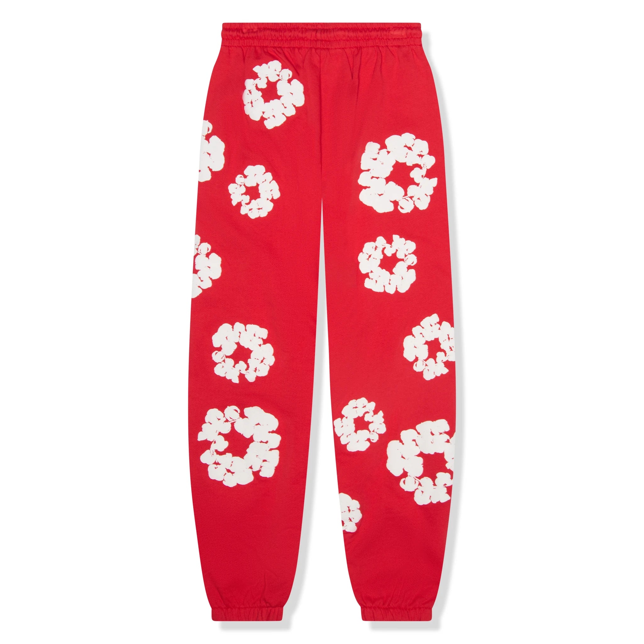 Denim Tears The Cotton Wreath Red Sweatpants