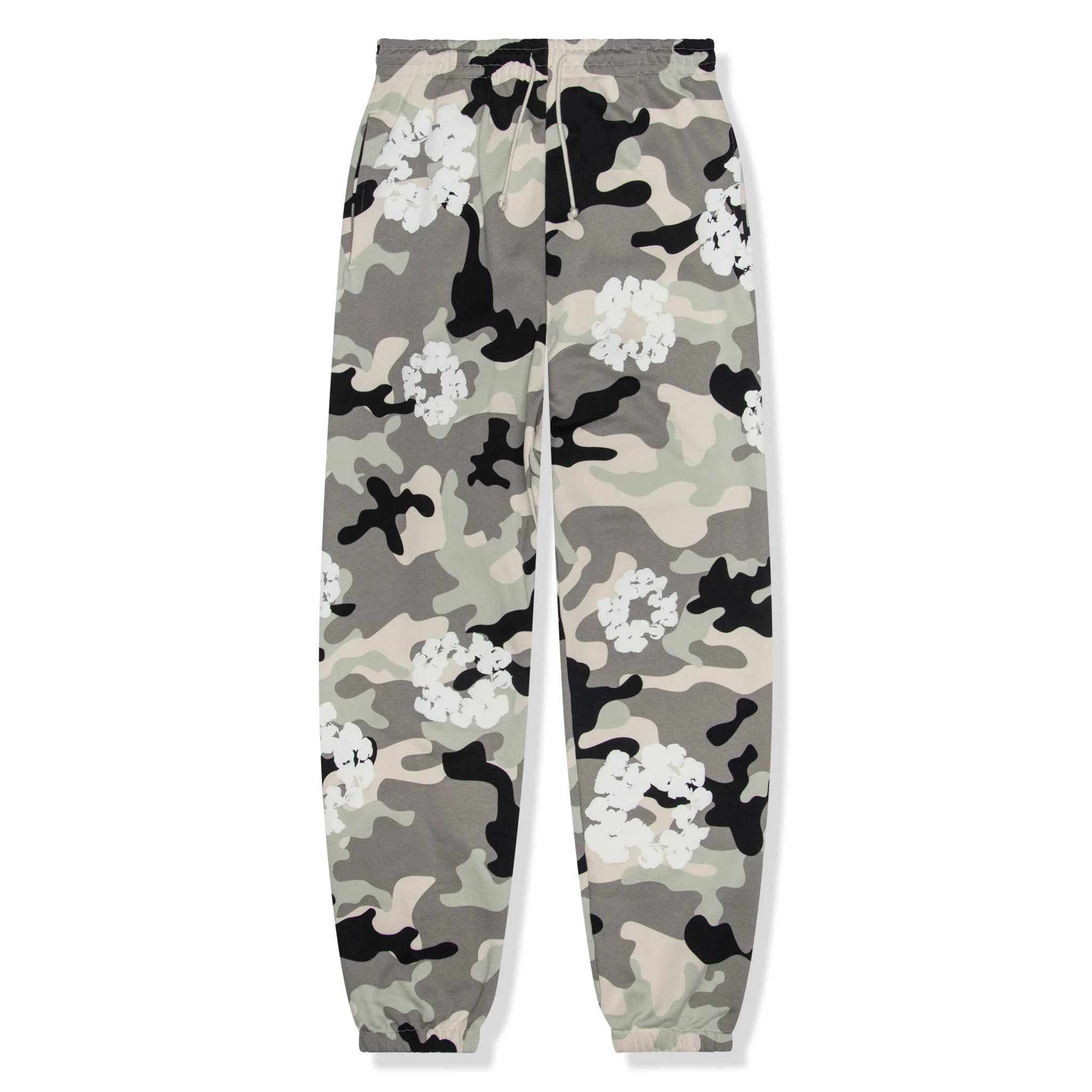 Denim Tears White Camo Cotton Wreath Sweatpants