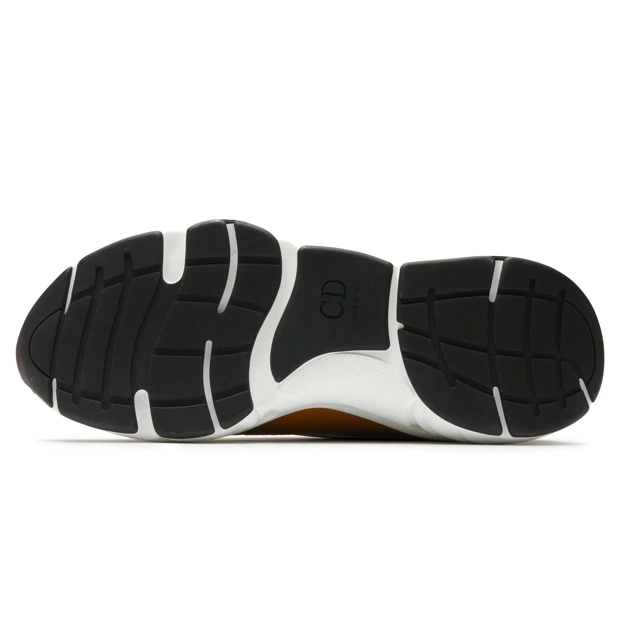 Sole View of Dior B22 Brown Lime Green Trainer 3SN231YRK H766