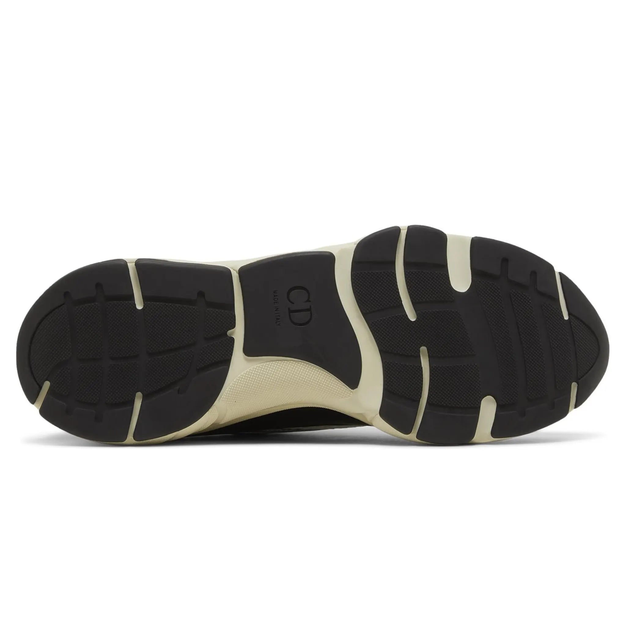 Sole view of Dior B22 Khaki Pistachio Trainer 3SN231YKB_H661