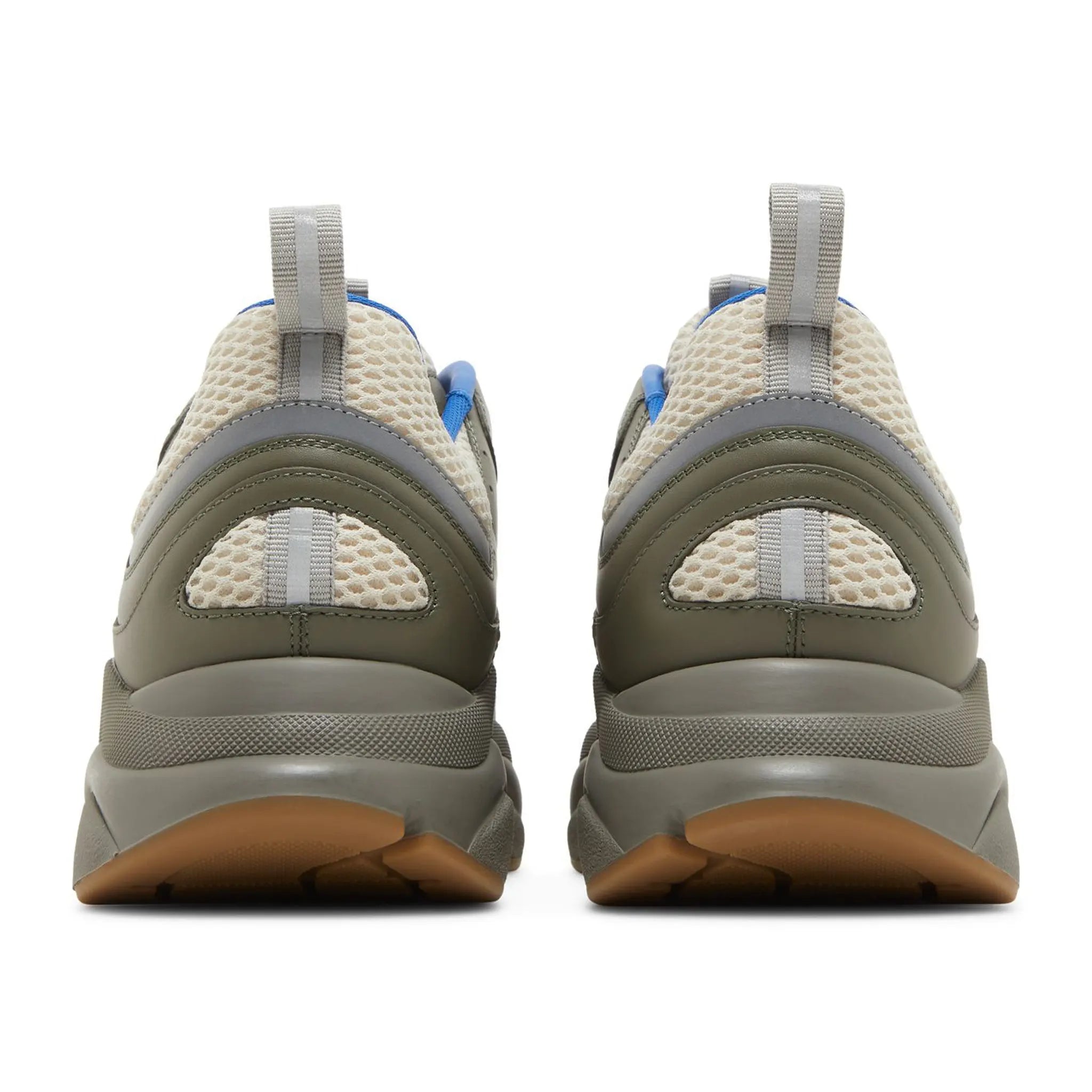 Back View of Dior B22 Olive Blue Trainer 3SN231YKB H669