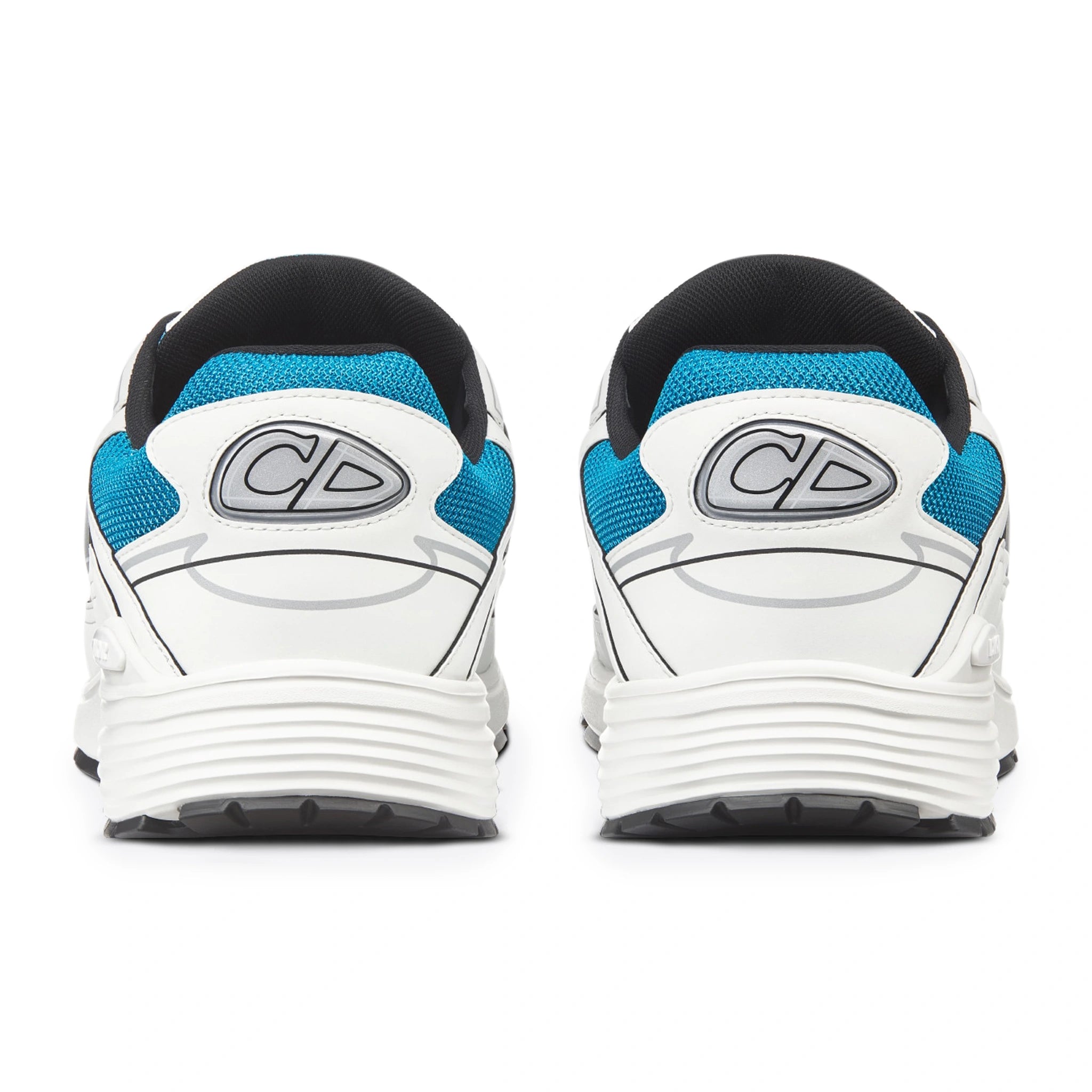 Back view of Dior B30 Blue White Trainer 3SN279ZRD_H065