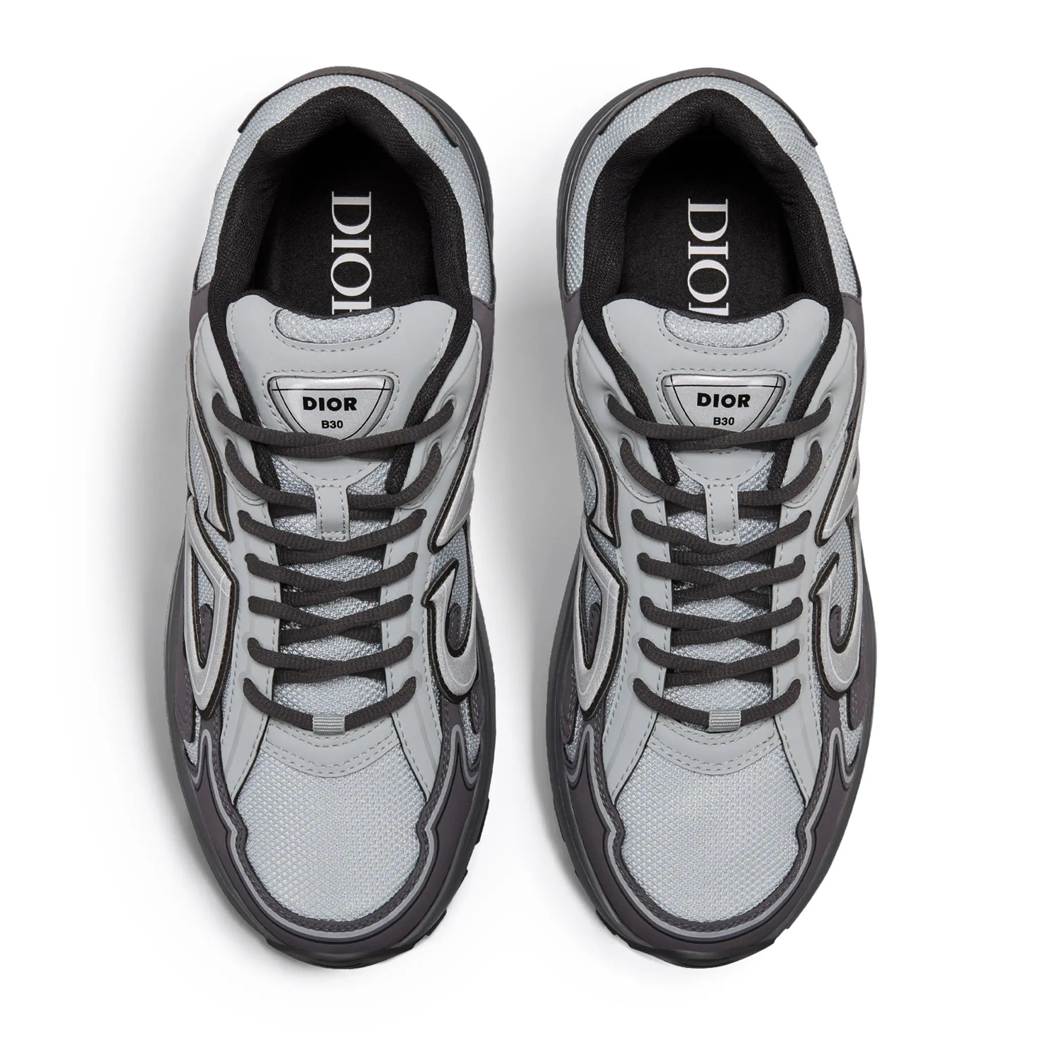 Image of Dior B30 Technical Grey Anthracite Trainer
