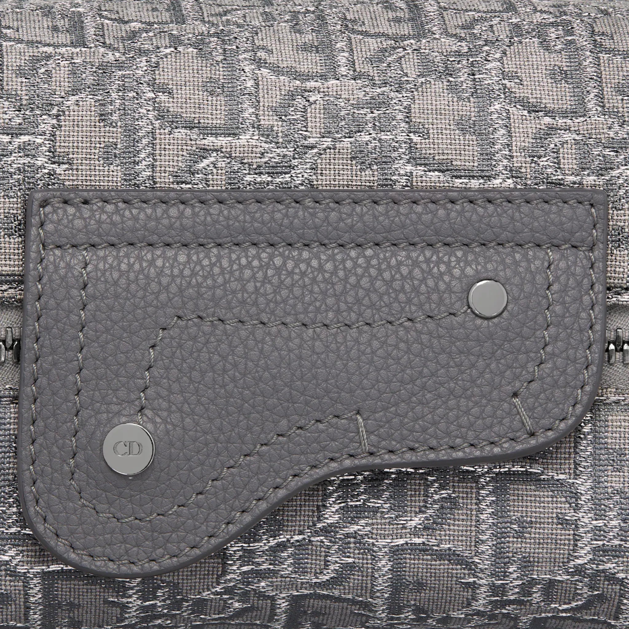 Upper View of Dior Lingot 22 Oblique Dark Grey Messenger Bag