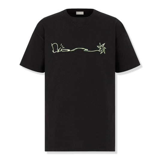 Dior x Cactus Jack Oversized Black T Shirt