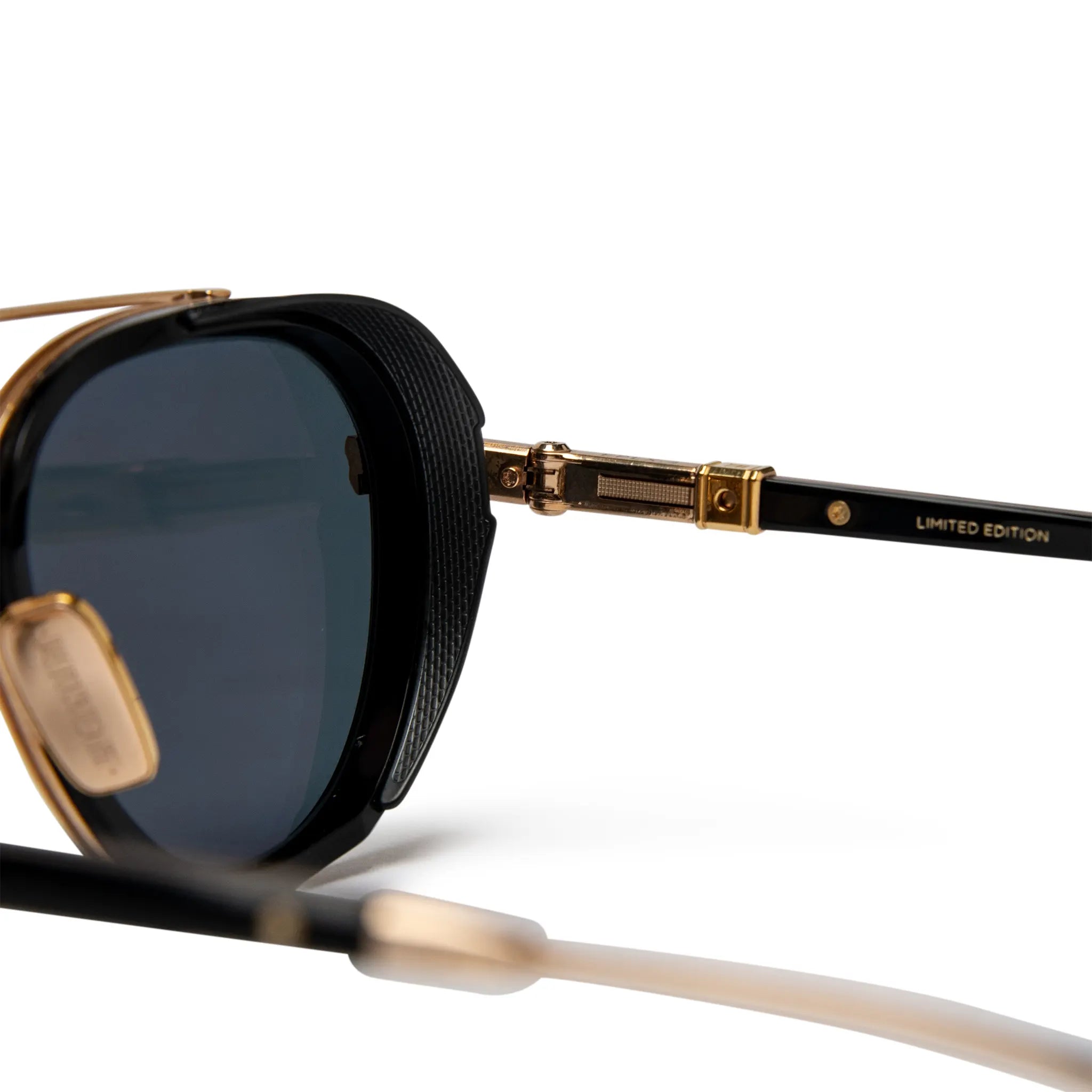 Inside view of Dita Epiluxury Limited Edition EPLX.4 DES004 Black Gold Sunglasses