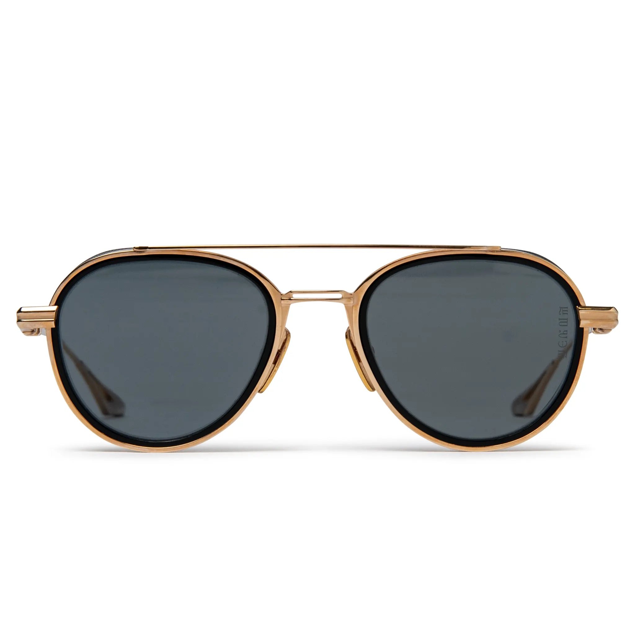 Front view of Dita Epiluxury Limited Edition EPLX.4 DES004 Black Gold Sunglasses