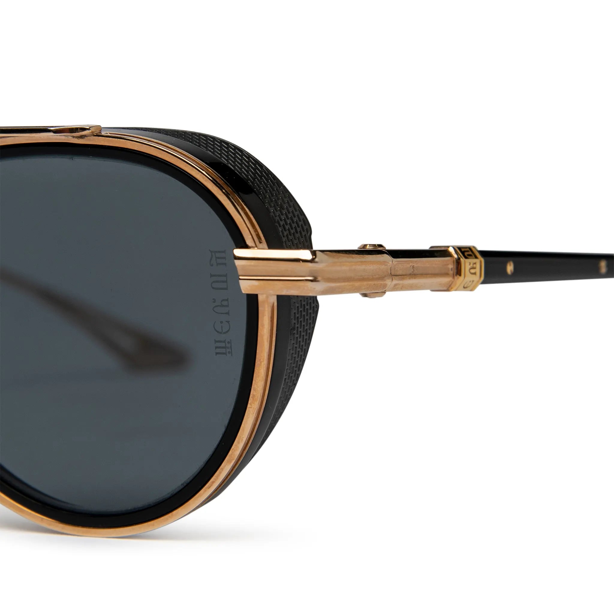Lens view of Dita Epiluxury Limited Edition EPLX.4 DES004 Black Gold Sunglasses