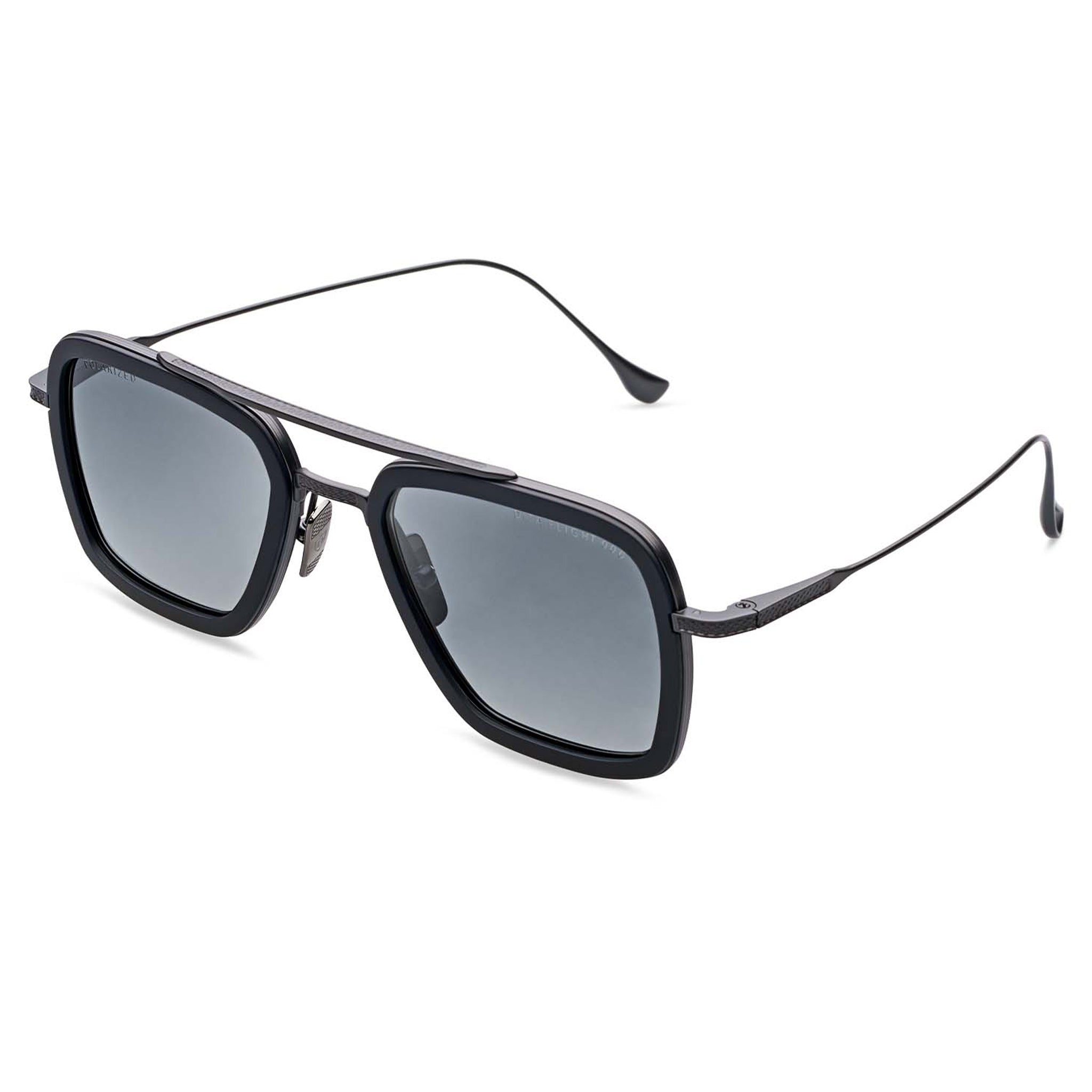 Side view of Dita Eyewear 7806 Flight 006 Black Iron Matte Black Sunglasses 7806-N-BLK-BLK-52