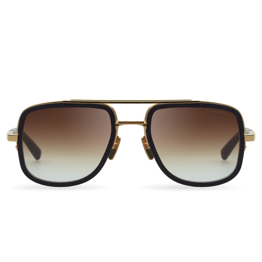 Dita Mach S DTS412-A-01 Yellow Gold Black Sunglasses