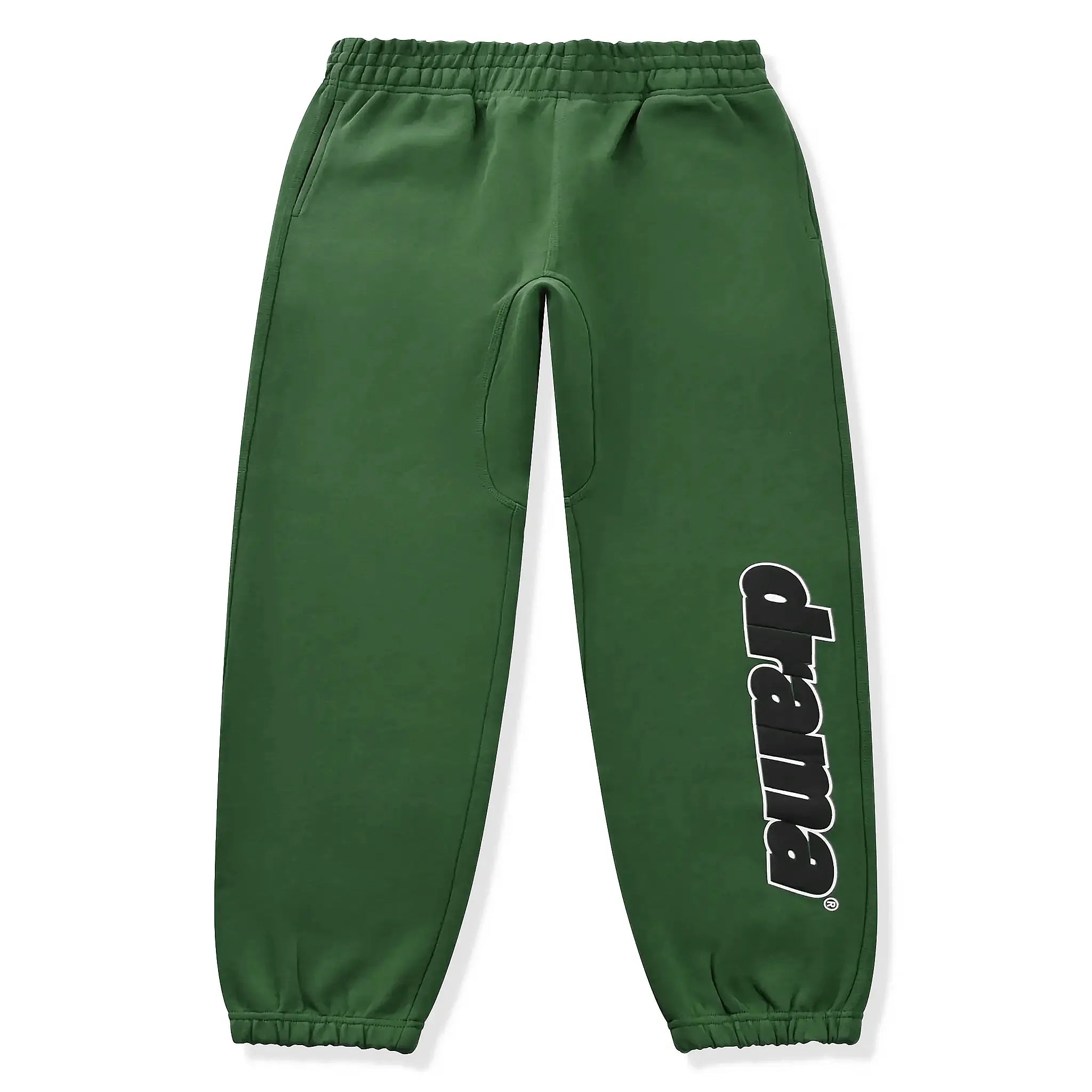 Front view of Drama Call Green Black Sweatpants