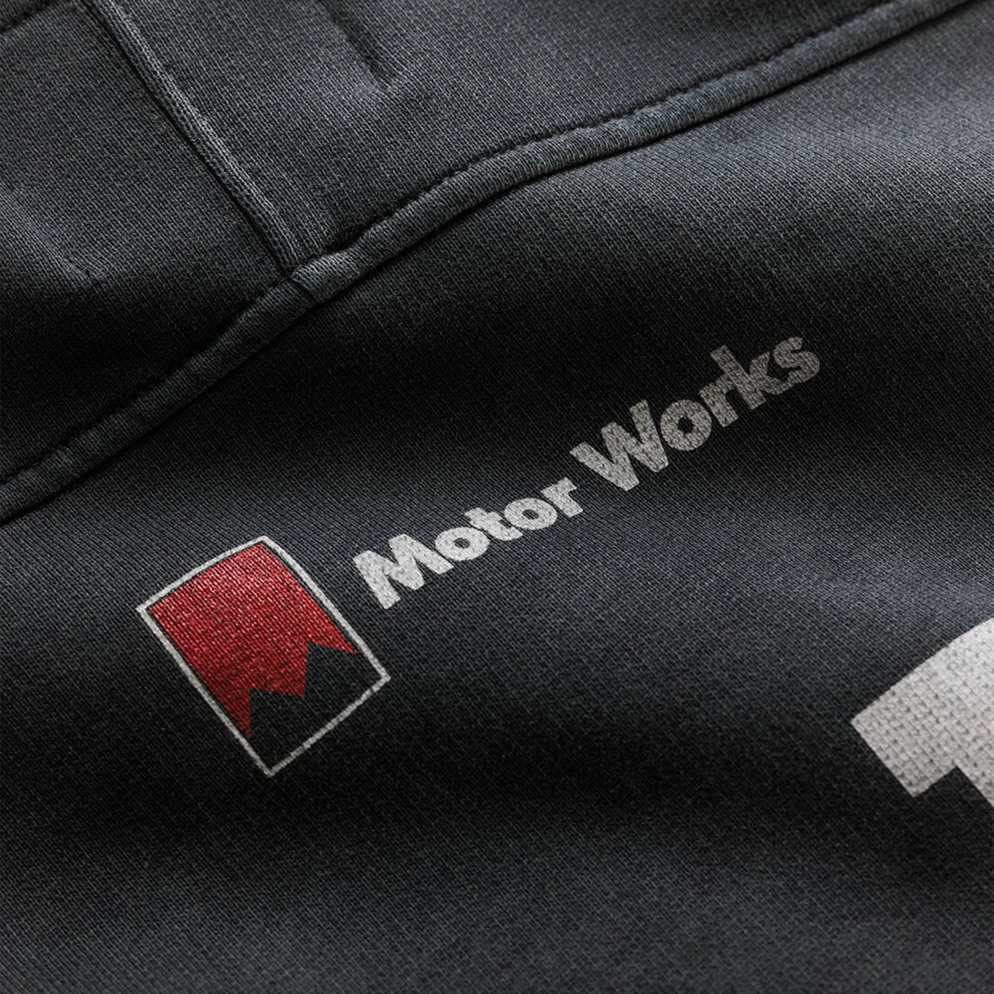 Detailed View of Duke + Dexter World Championship Vintage Balck Hoodie