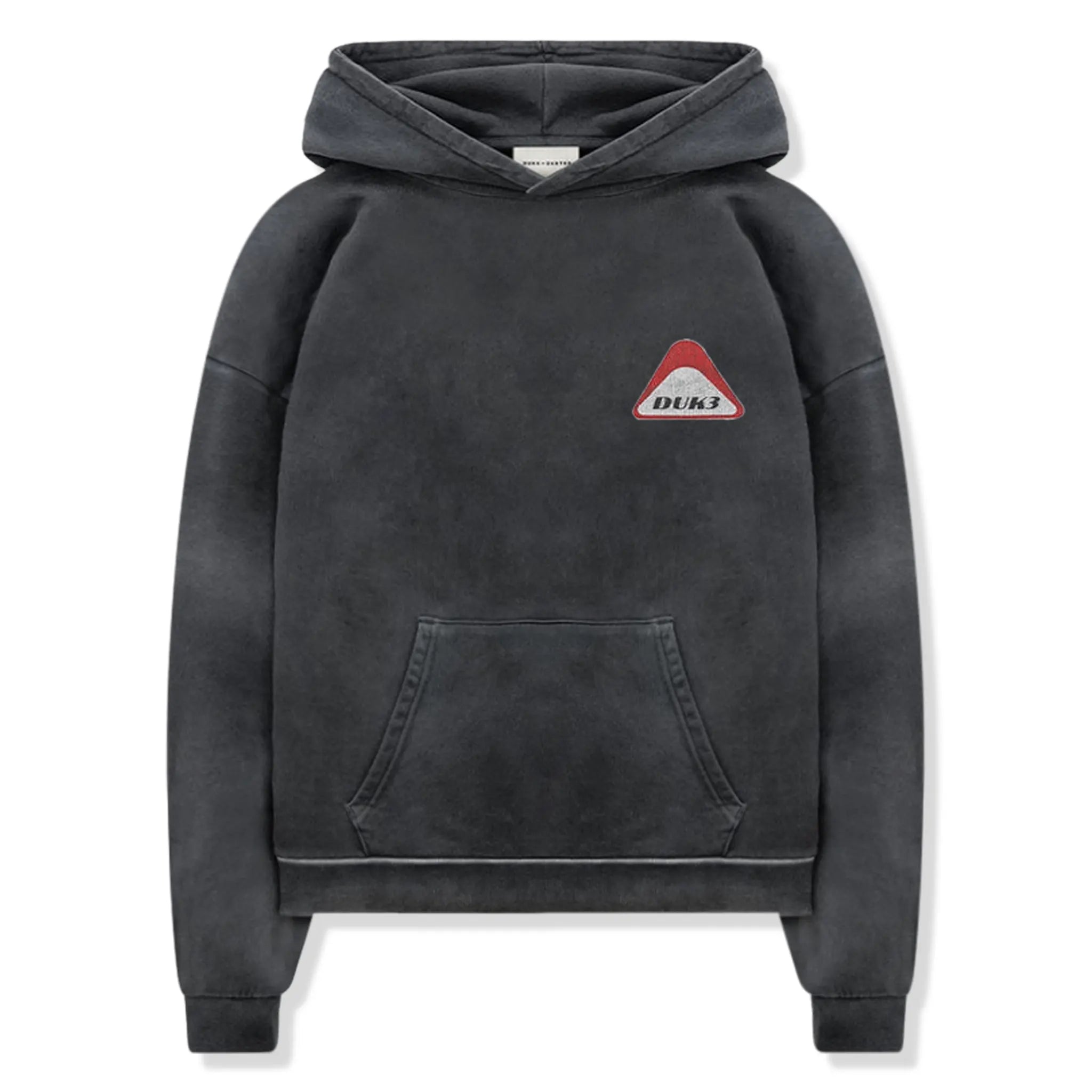 Front View of Duke + Dexter World Championship Vintage Balck Hoodie