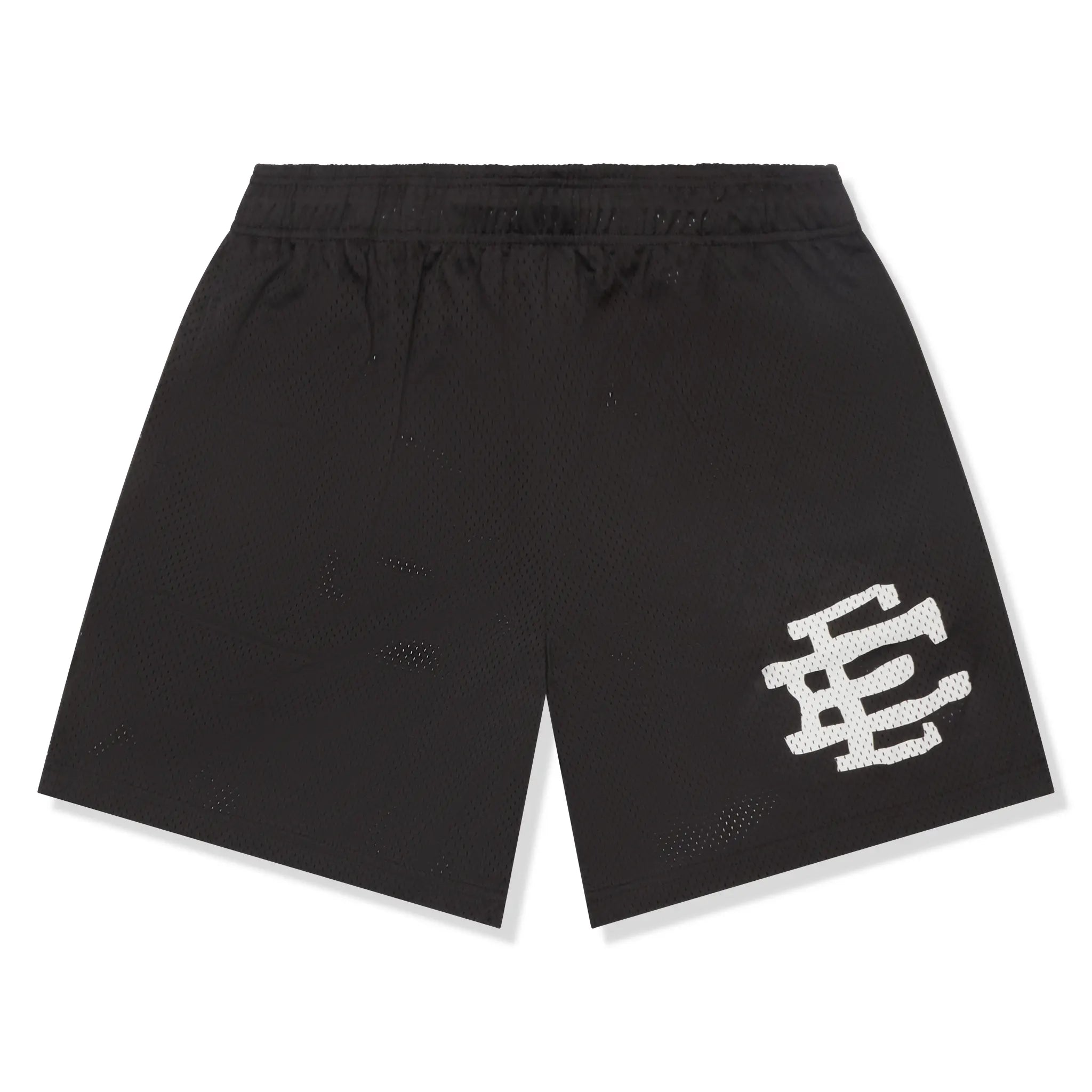 Front View of Eric Emanuel EE Akimbo Tyrrell Winston Black White Shorts (FW24)
