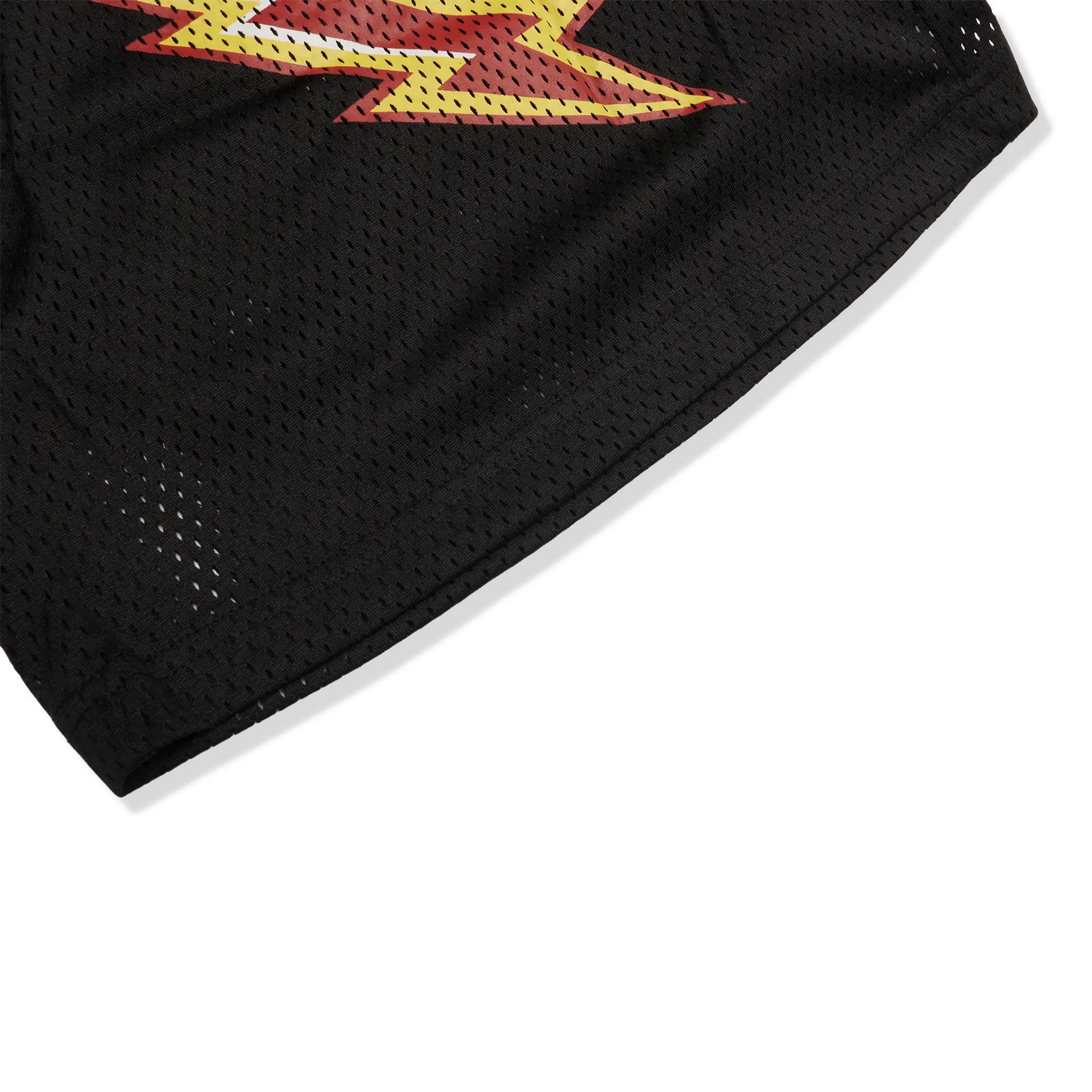 Lower View of Eric Emanuel EE Basic Lighting Bolt Black Yellow Red Short