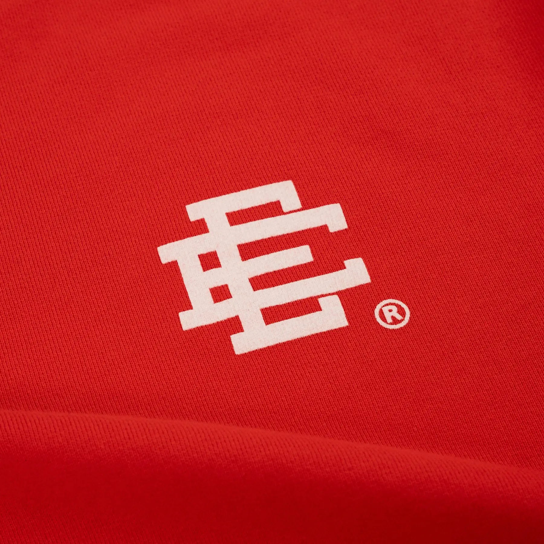 Logo view of Eric Emanuel EE Basic Red Hoodie