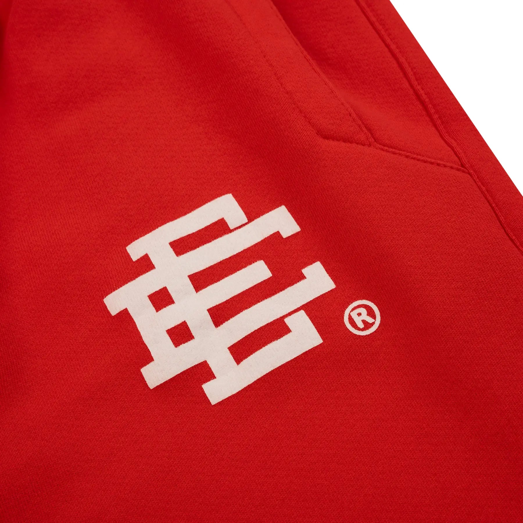 Logo view of Eric Emanuel EE Basic Red Sweatpants