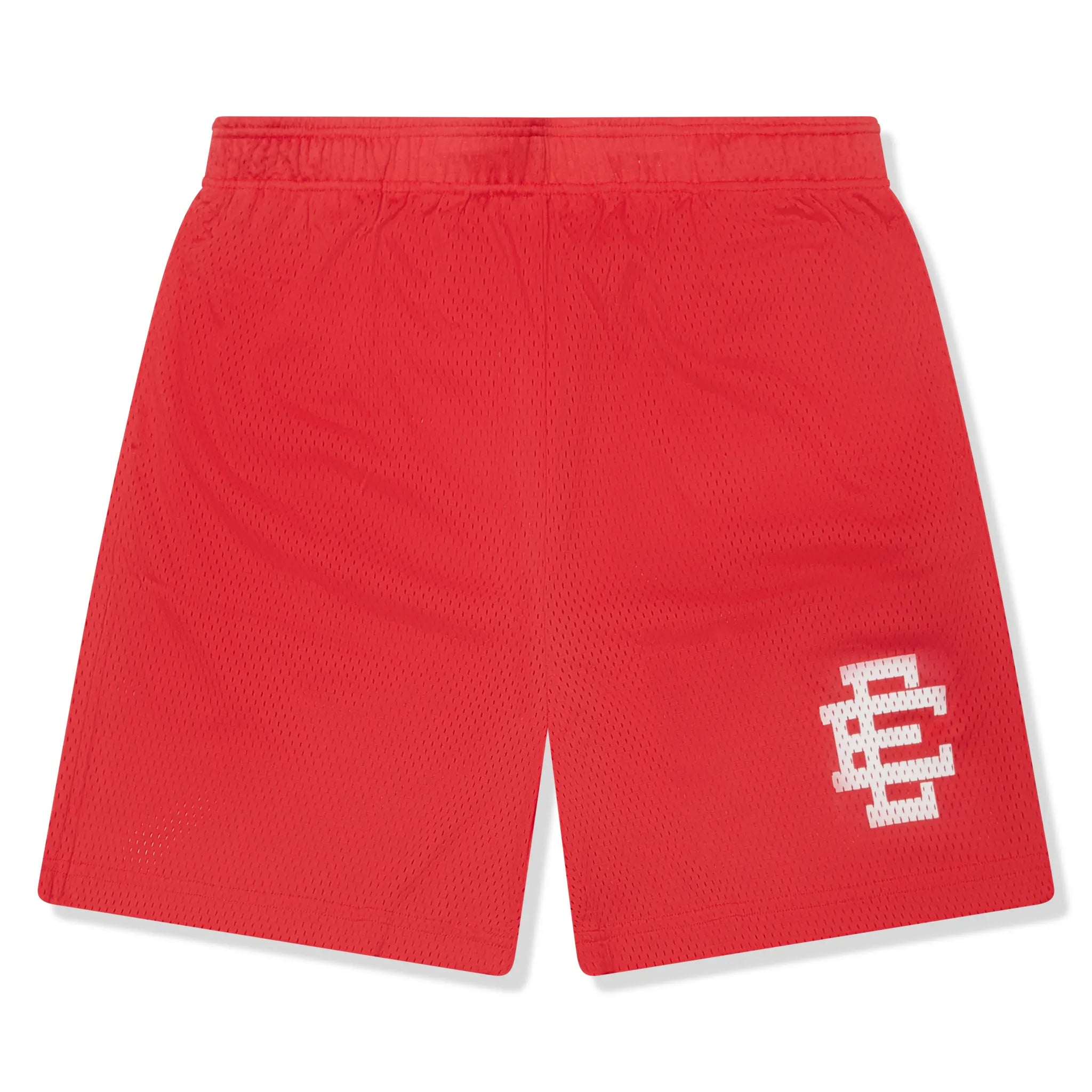 Front View of Eric Emanuel EE Basic Red White Shorts EESU25MS27-000RDWH