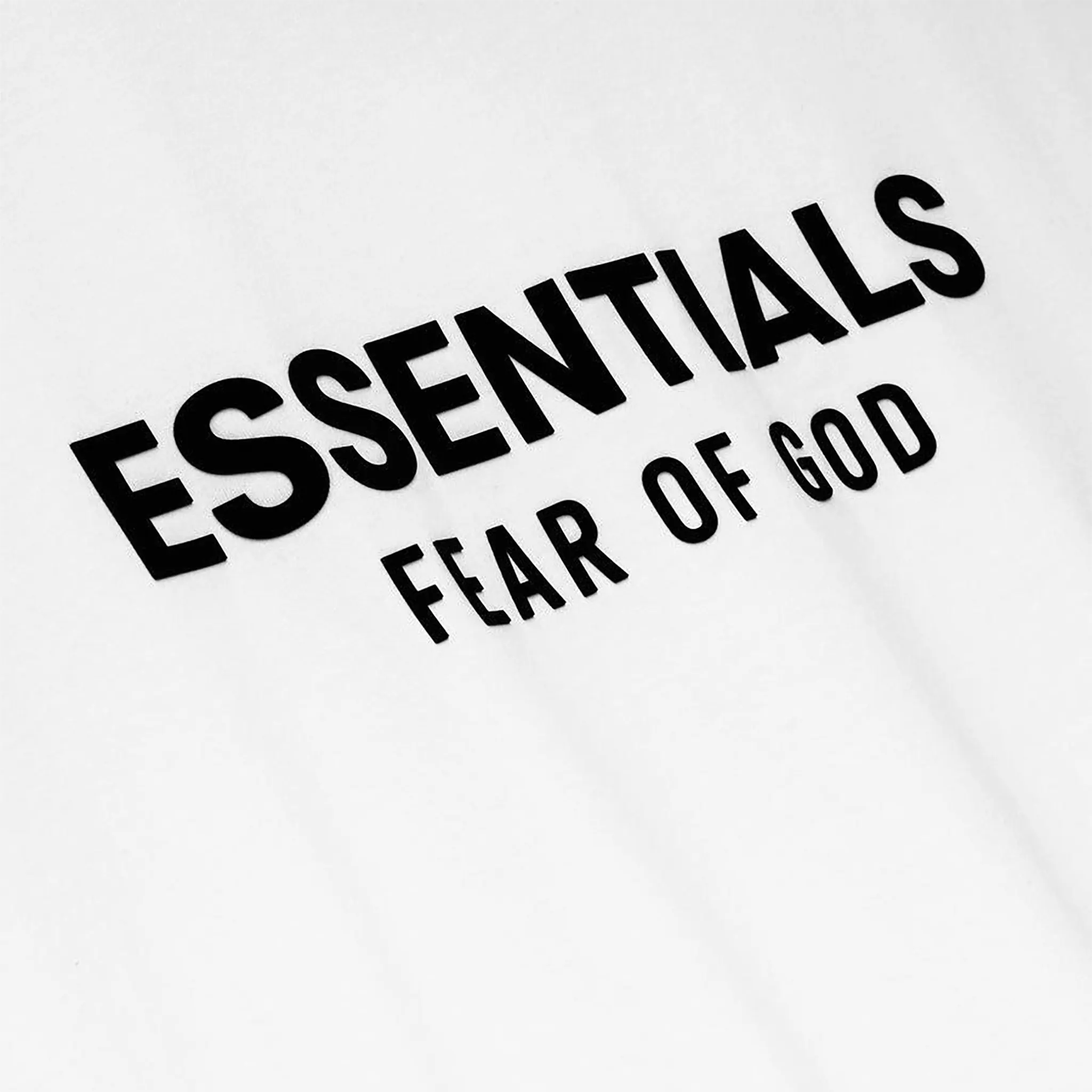 Detailed View of Fear Of God Essentials Classic Bright White T Shirt (SS25) 125AS254192F