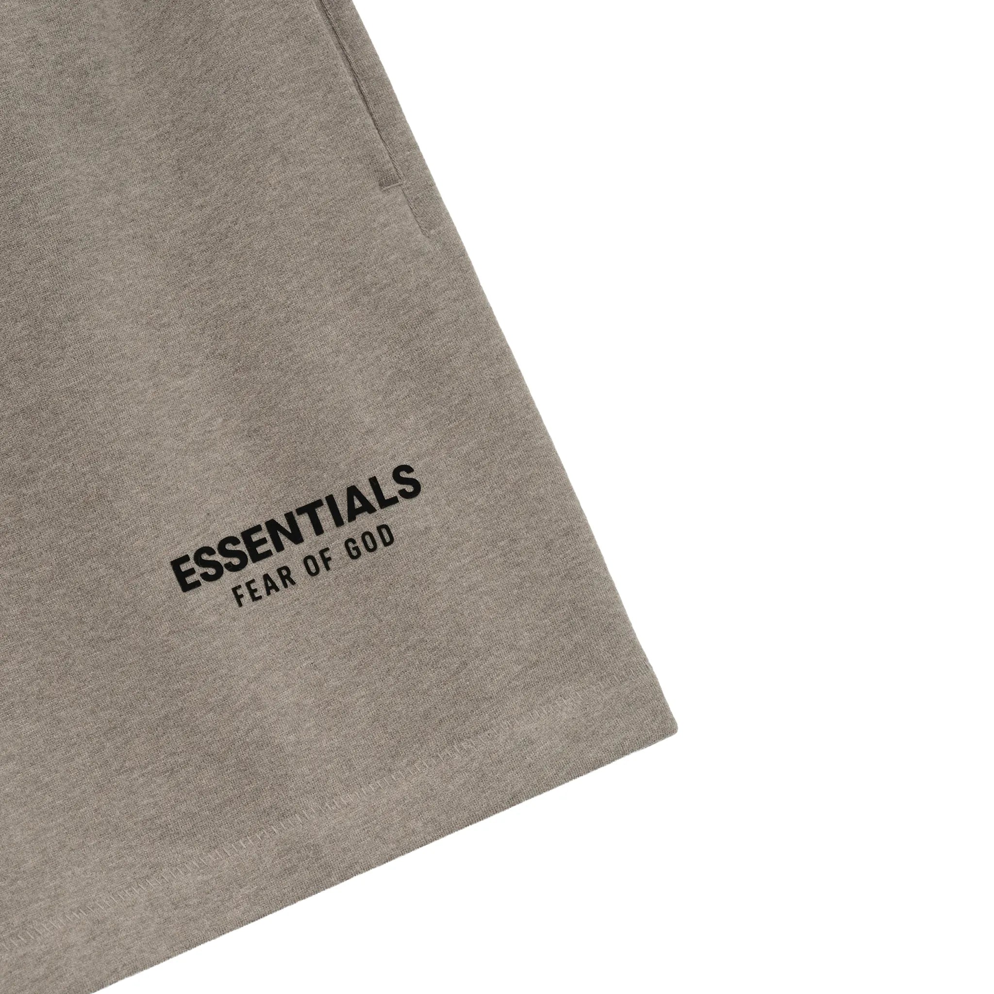 Detailed View of Fear Of God Essentials Classic Homestead Heather Shorts (SS25) 160SP255653FW