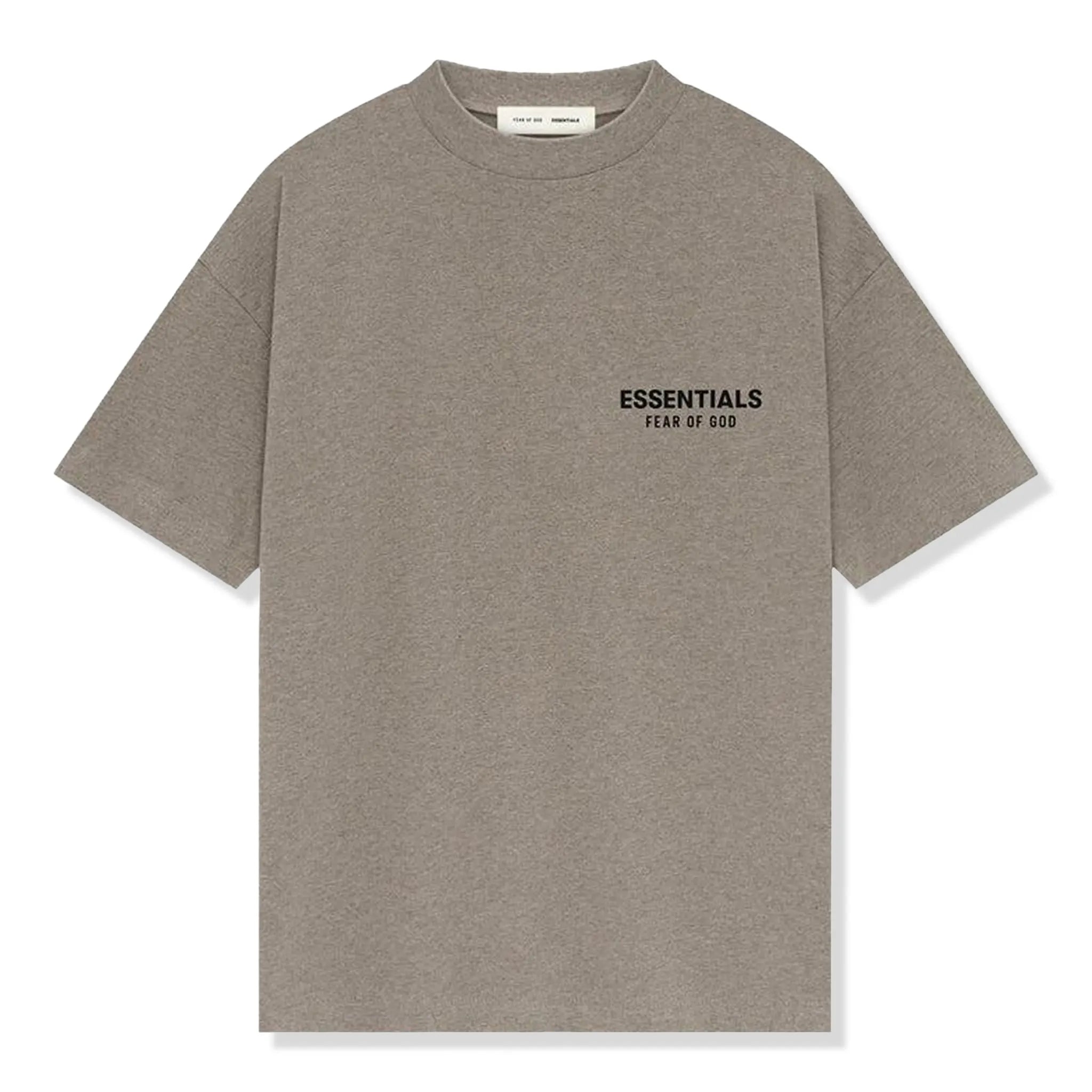Front View of Fear Of God Essentials Classic Homestead Heather T Shirt (SS25) 125AS254191F