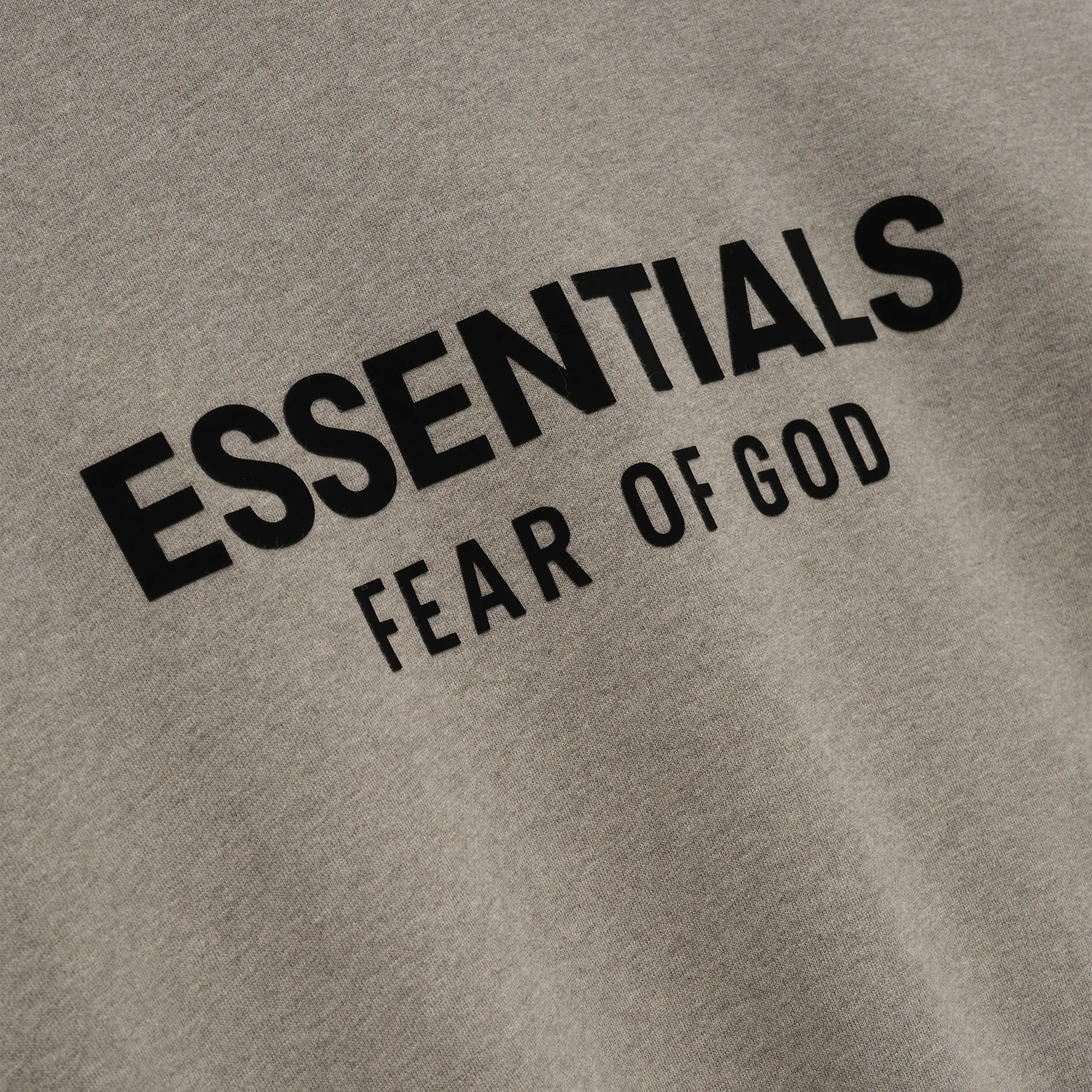 Detailed View of Fear Of God Essentials Classic Hood Homestead Heather Zip-Up Hoodie 192AS254781F