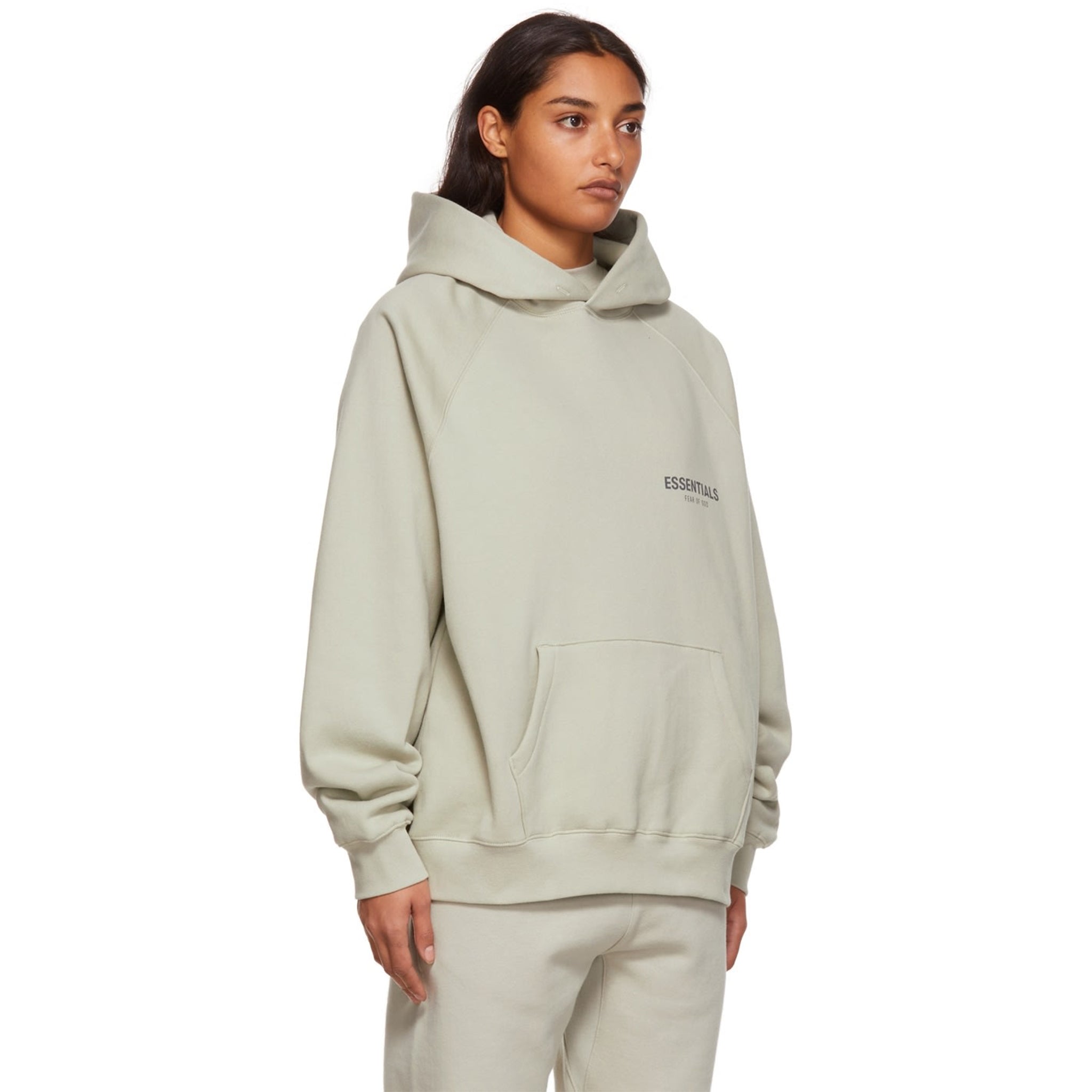 Image of Fear Of God Essentials Concrete Hoodie