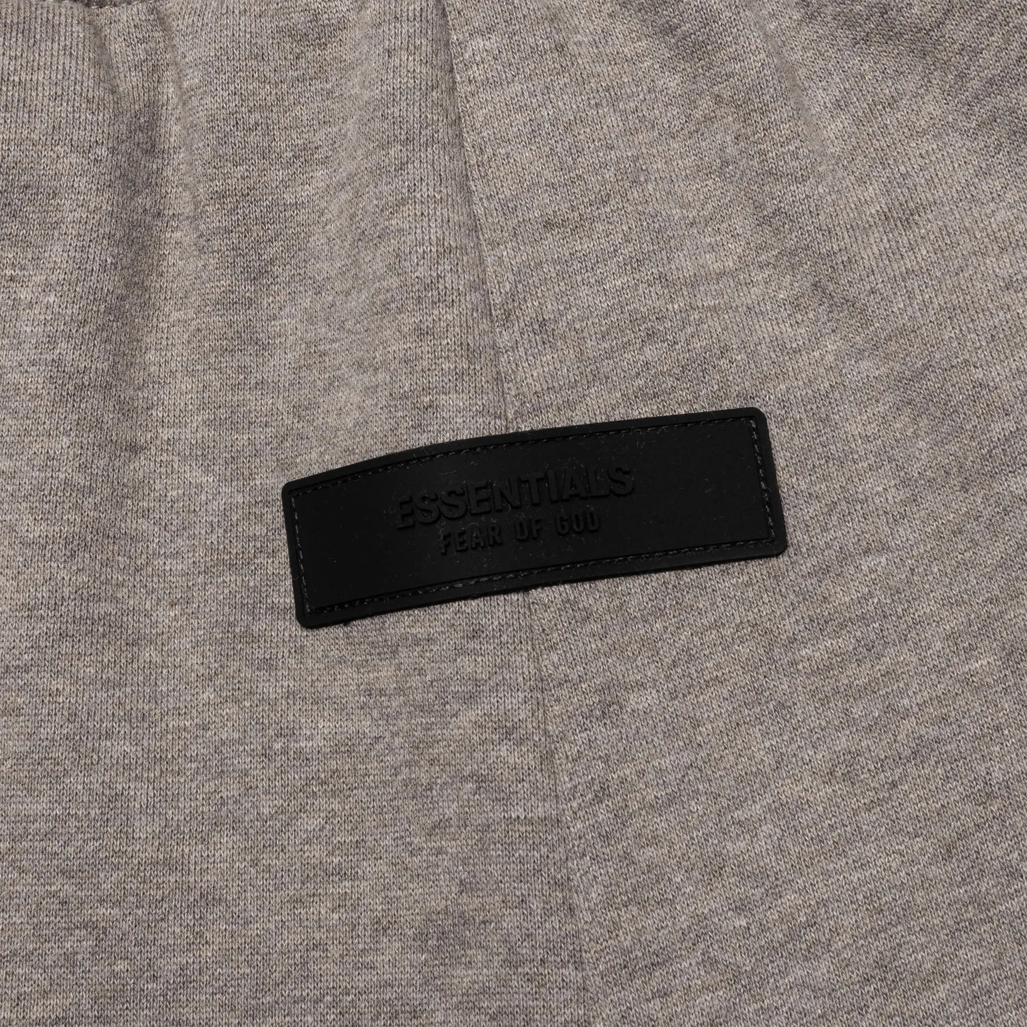Detailed View of Fear Of God Essentials Core Collection Heather Grey Sweatpants (SS24) 130SU242021F