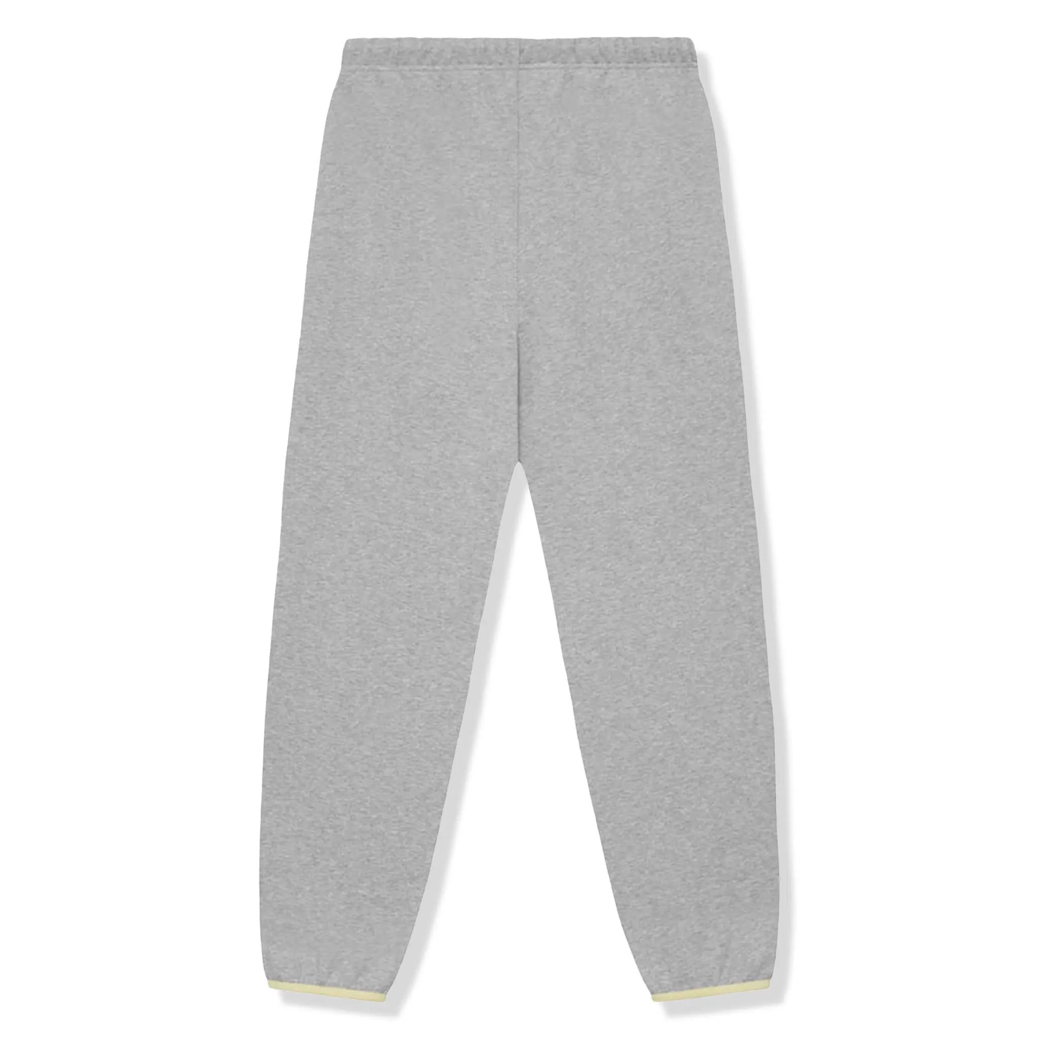 Back View of Fear Of God Essentials Core Collection Light Heather Grey Sweatpants (SS24) 130SP242026F