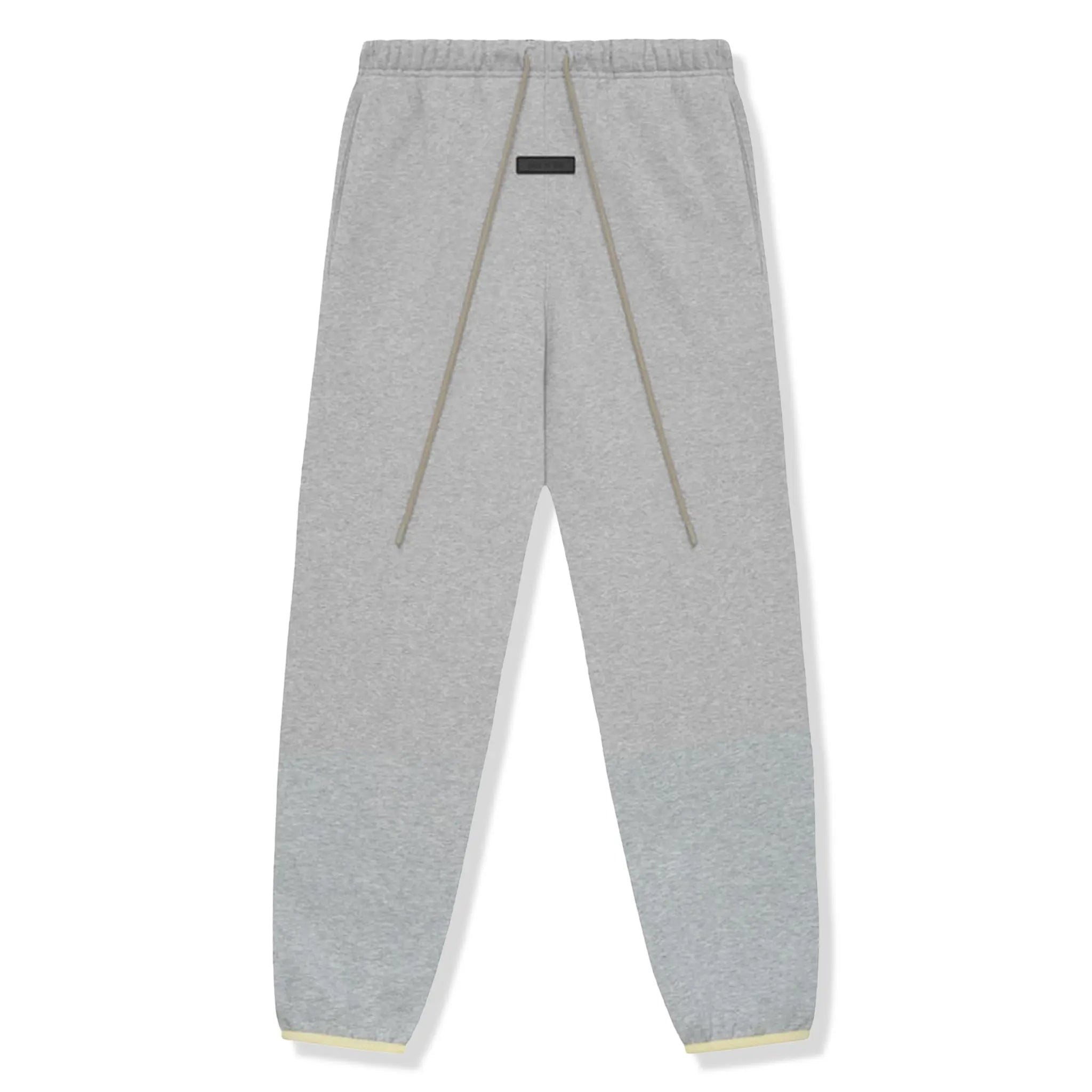 Front View of Fear Of God Essentials Core Collection Light Heather Grey Sweatpants (SS24) 130SP242026F