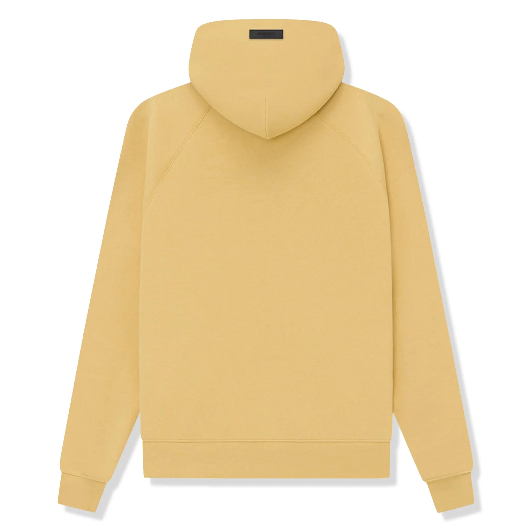Back view of Fear Of God Essentials Light Tuscan Hoodie (SS23) 192BT222052F