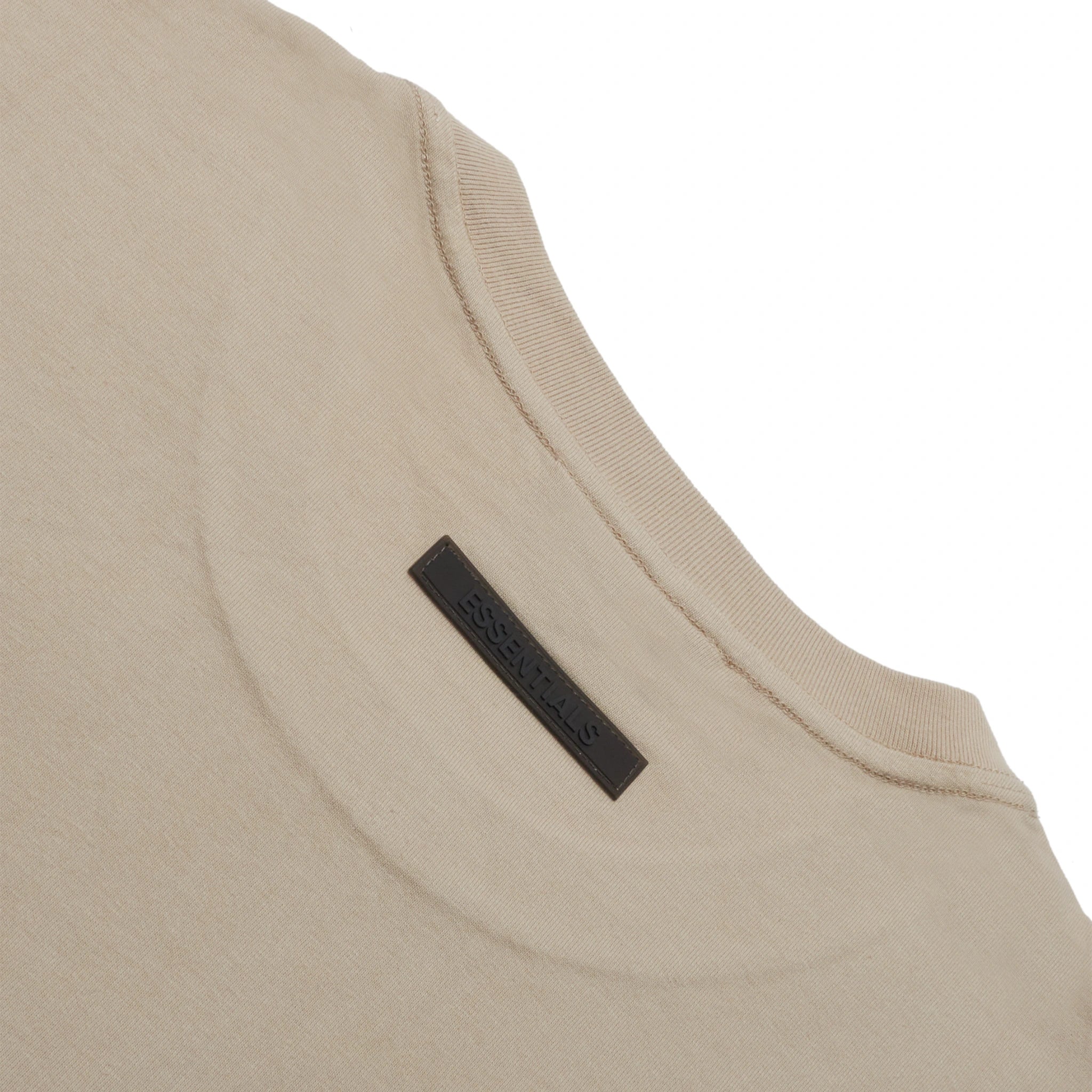 Back view of Fear Of God Essentials Linen T Shirt (FW21)