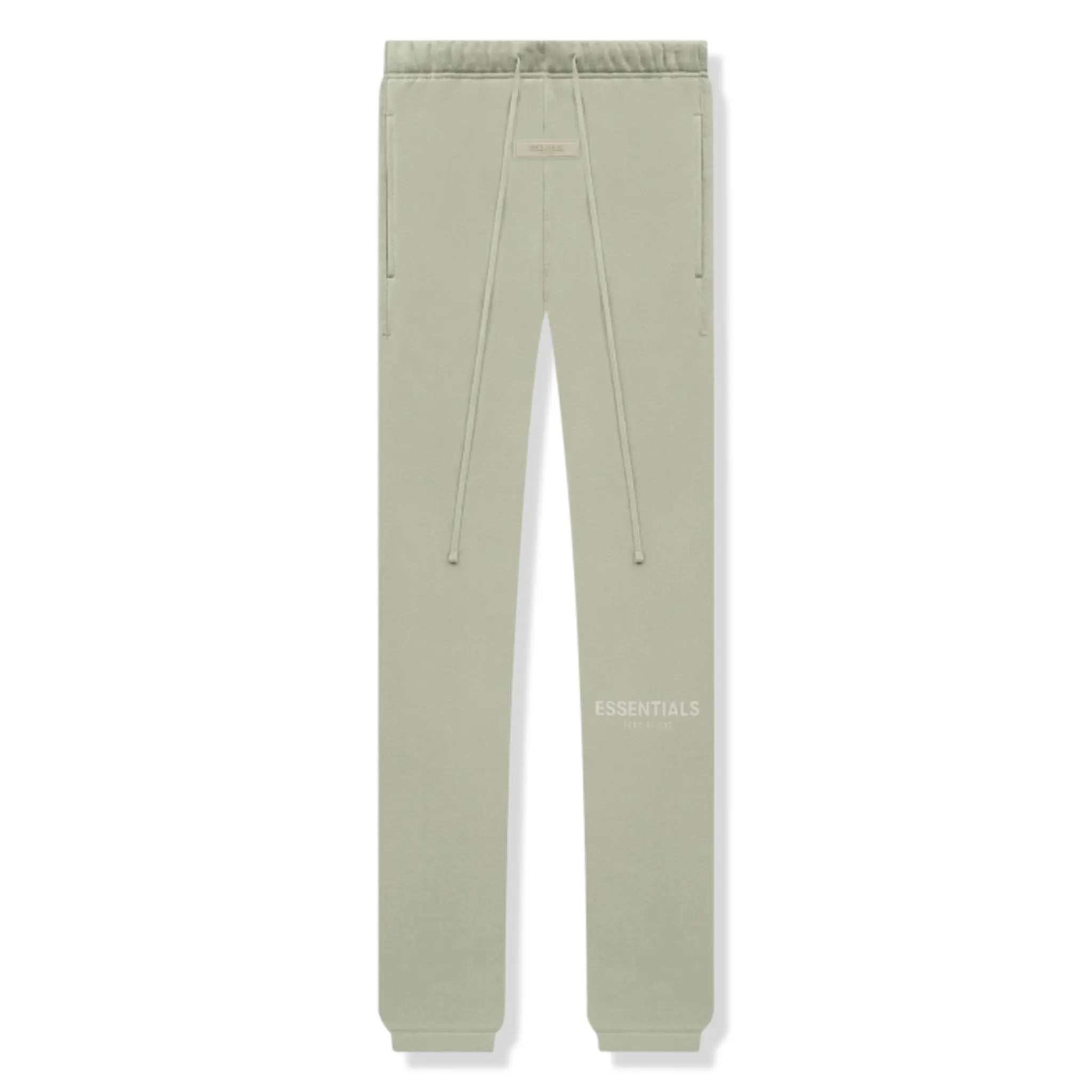Front view of Fear Of God Essentials Seafoam Sweatpants 130BT212024F