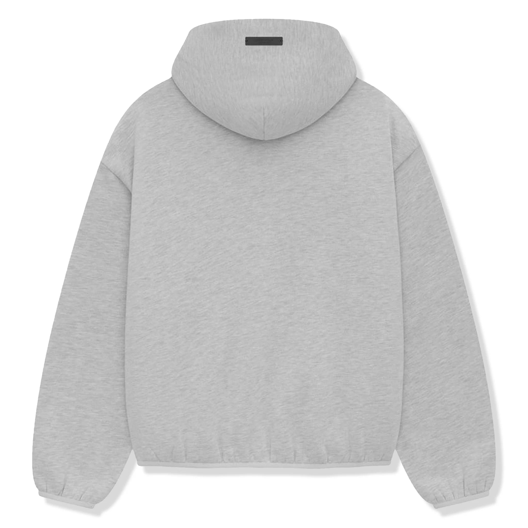 Back view of Fear Of God Essentials x NBA Light Heather Hoodie 192AL246400F