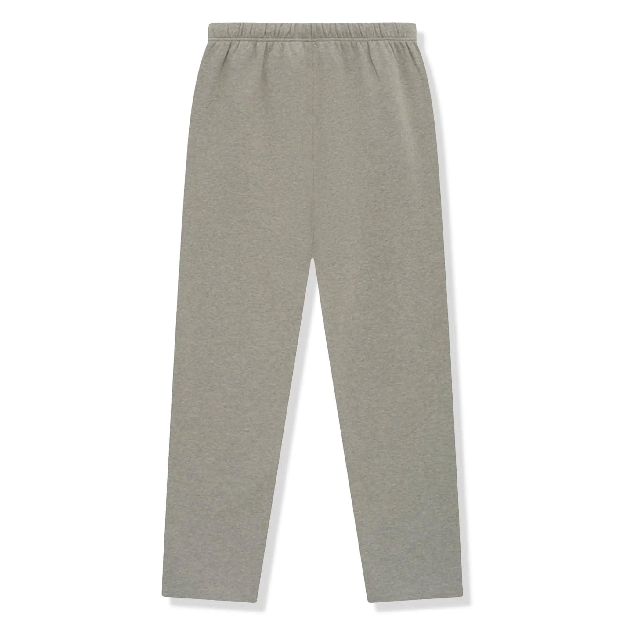Back View of Fear of God Essentials x NBA Paris Relaxed Warm Heather Sweatpants (SS25)