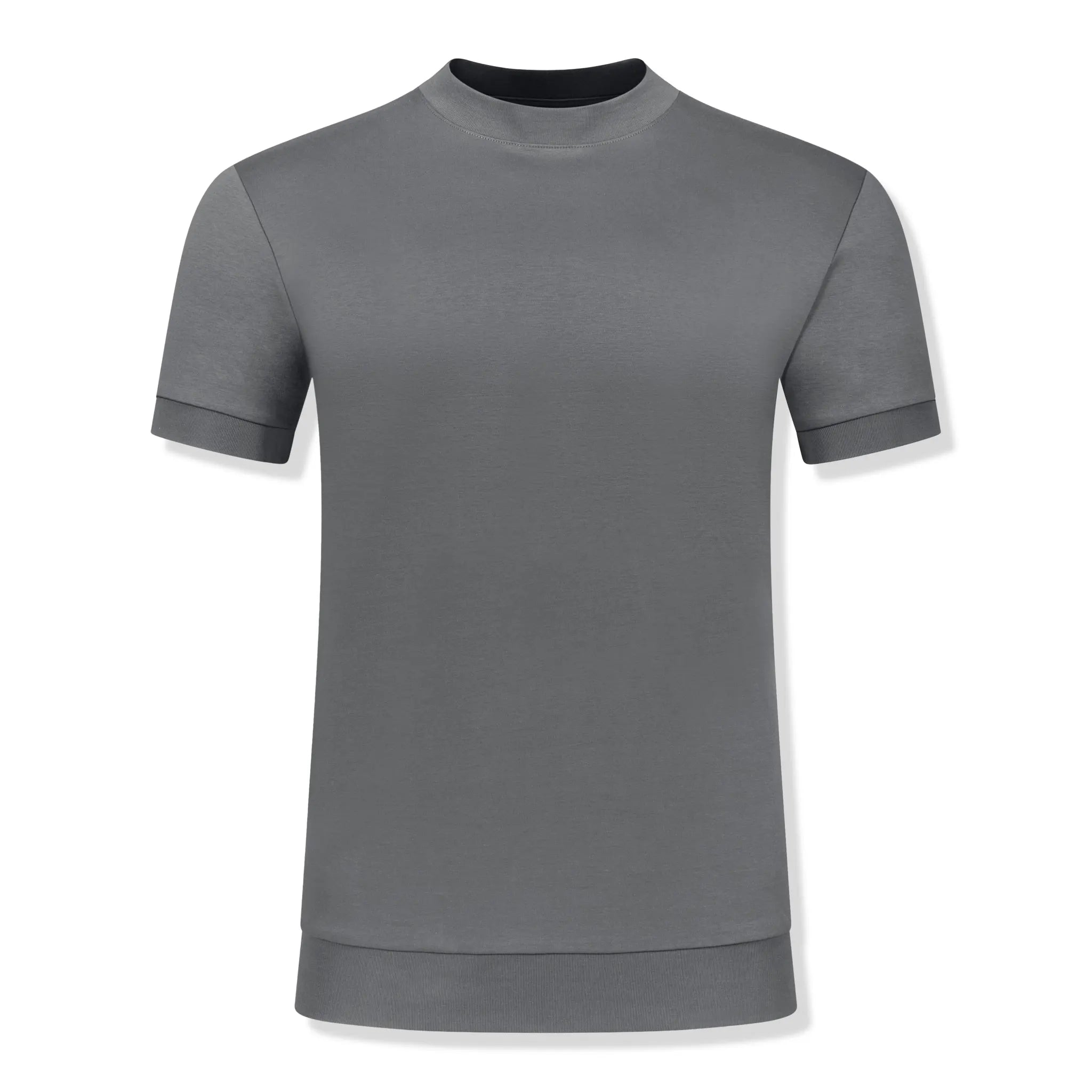 Front View of Forbes Sartorial Mid Grey T-Shirt