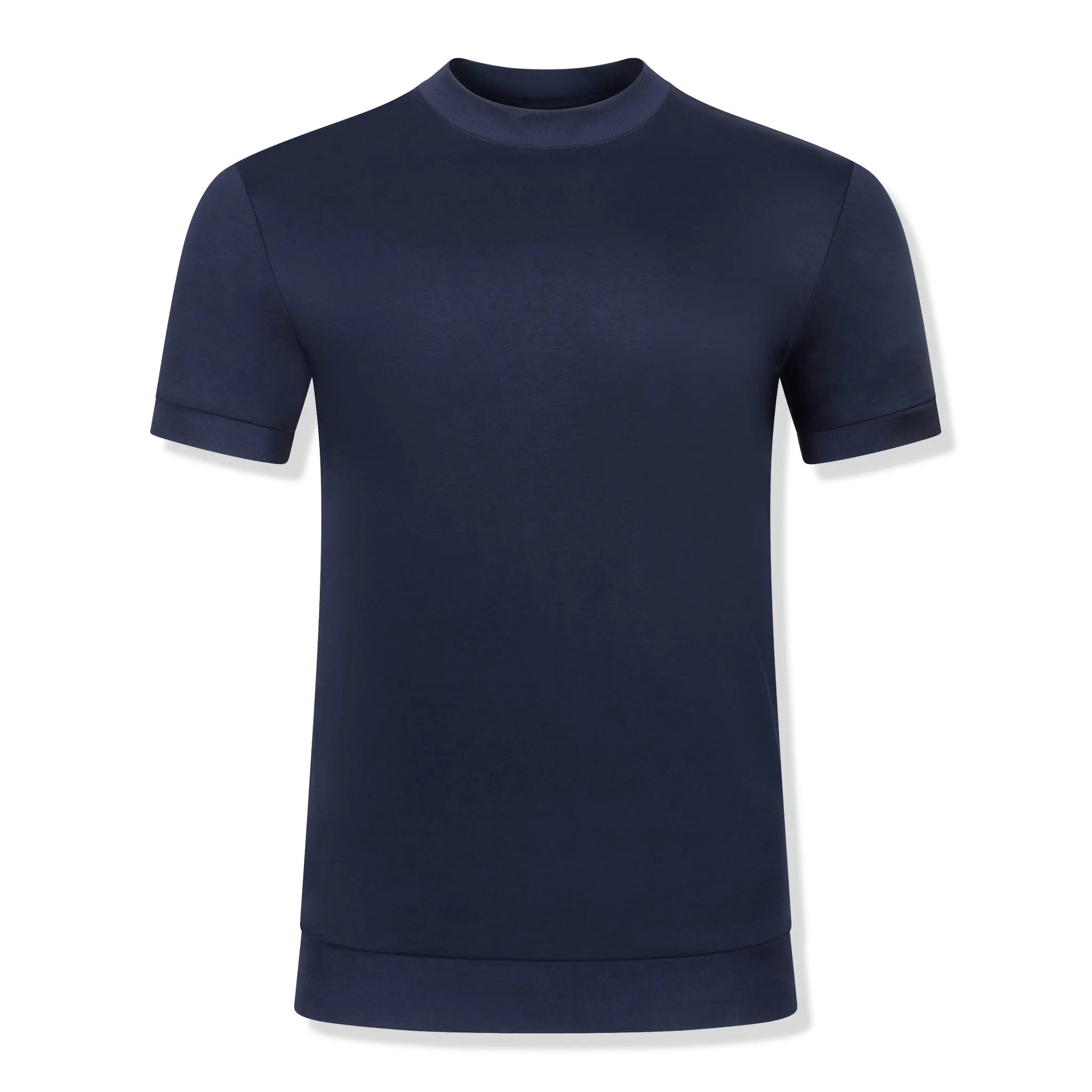 Front View of Forbes Sartorial Navy T Shirt