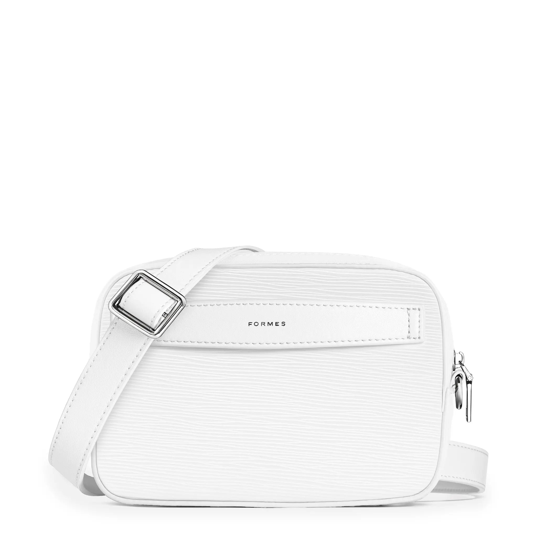 Front View of Formes Adapt Ripple Glace Mini Crossbody Bag
