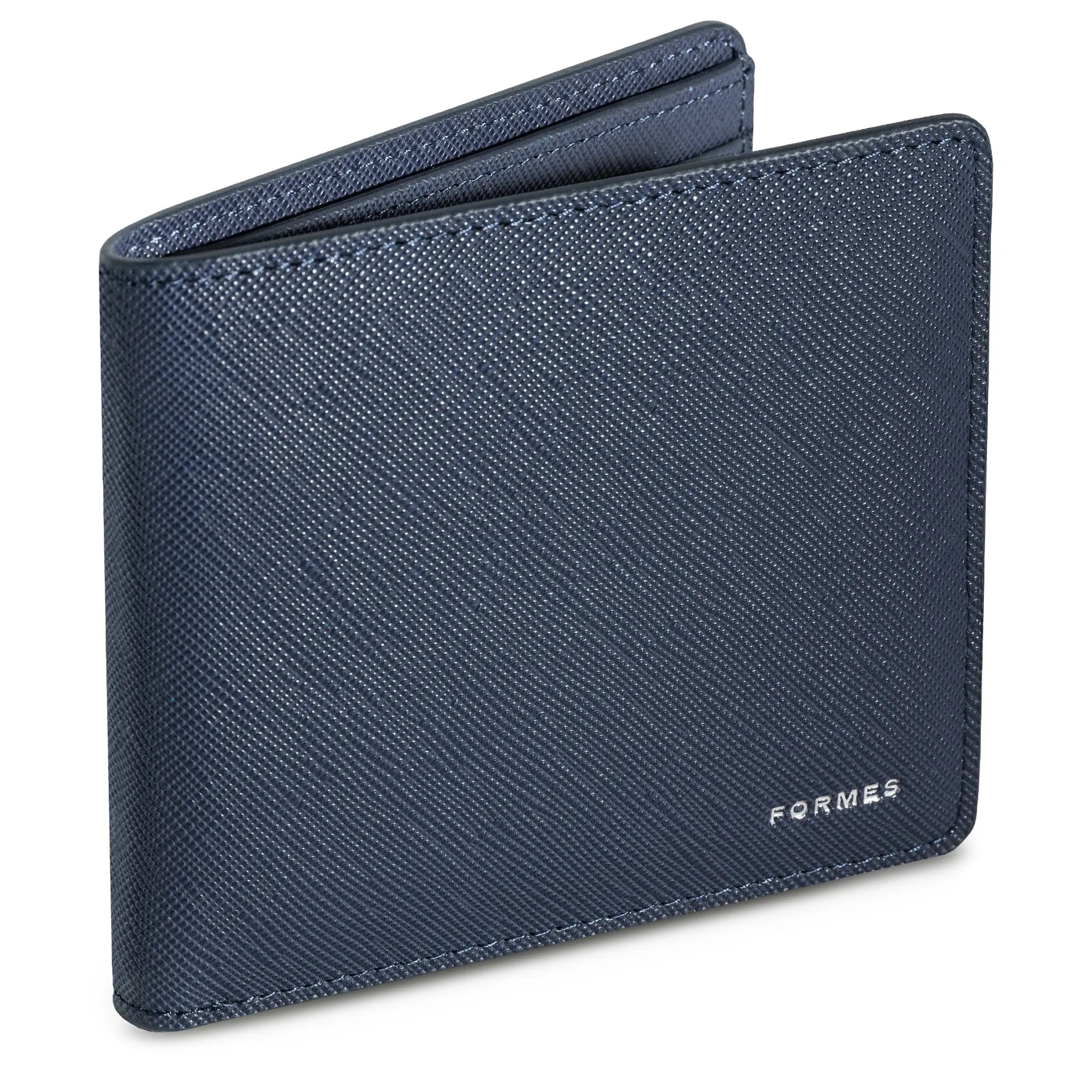 Side Front View of Formes Classic Abyss Wallet