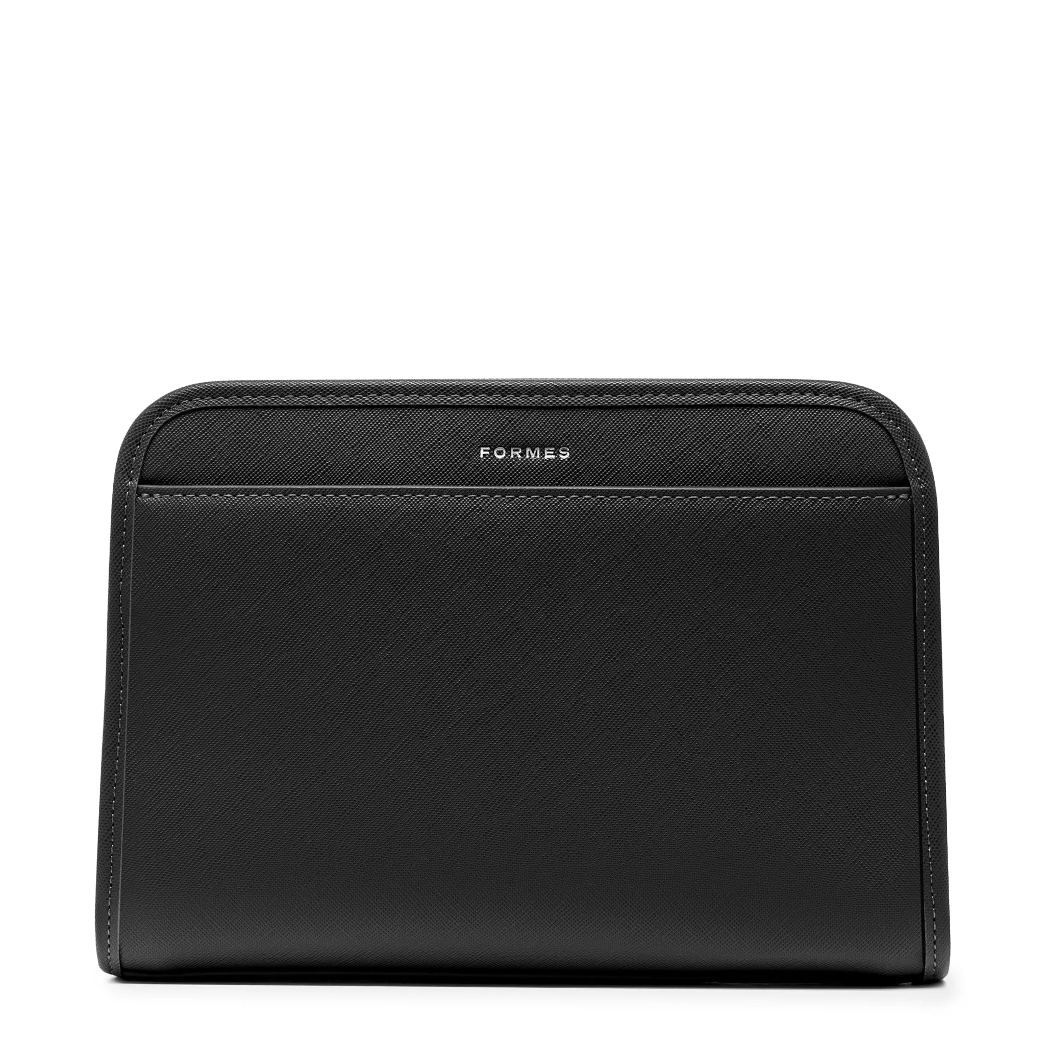 Front View of Formes Porto Nero Mini Clutch Bag