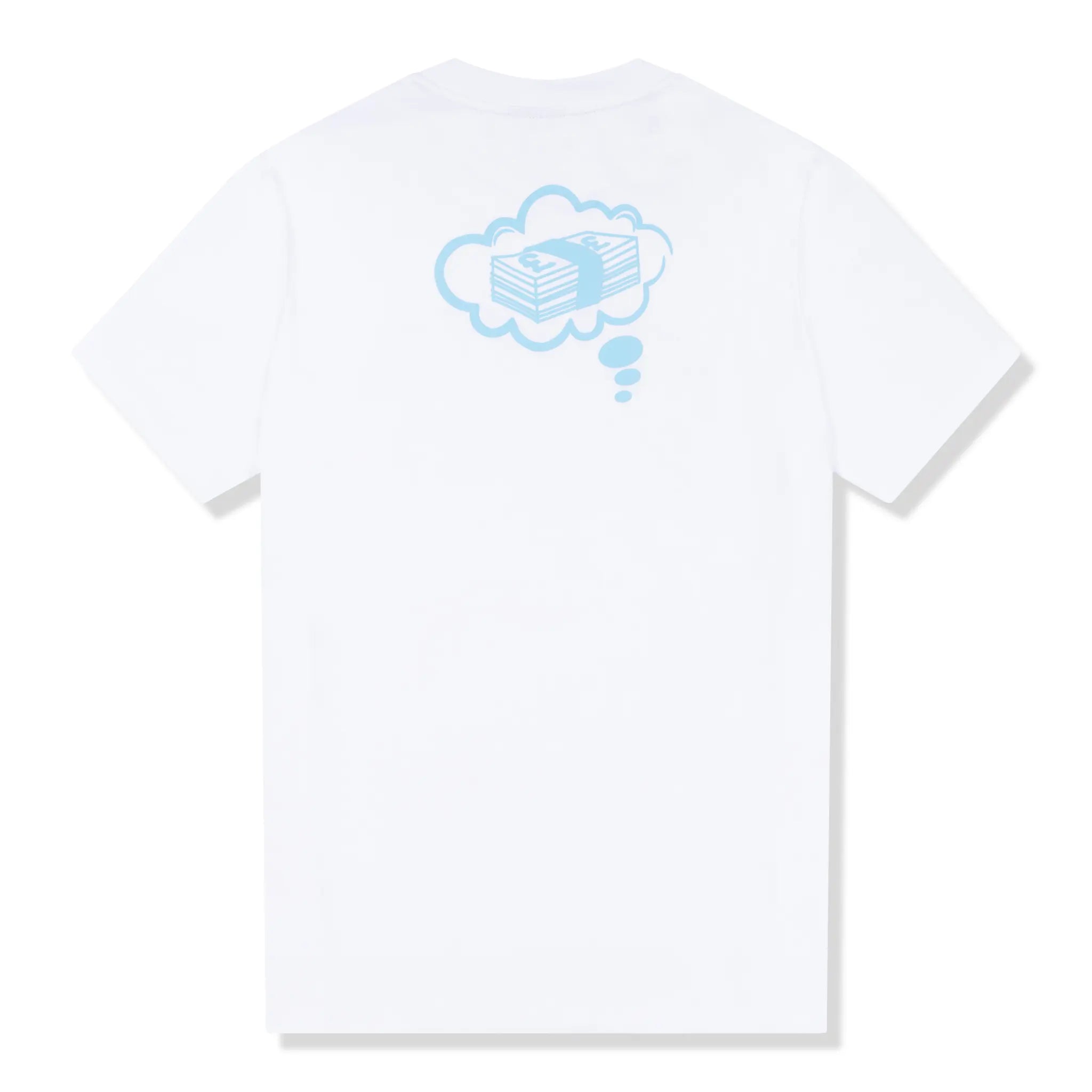 Fully Paid Dreams White Sky Blue Oversized T Shirt
